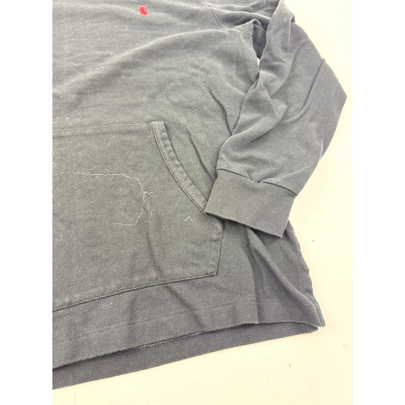 Polo Ralph Lauren Polo Ralph Lauren Hoodie Sweatshirt Mens Large Gray Knit Pullover Lightweight Hoodie Size US L / EU 52-54 / 3 - 2 Thumbnail