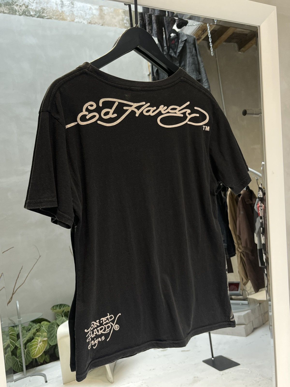 Ed Hardy ED HARDY spider web black rose death shirt Size US L / EU 52-54 / 3 - 5 Thumbnail