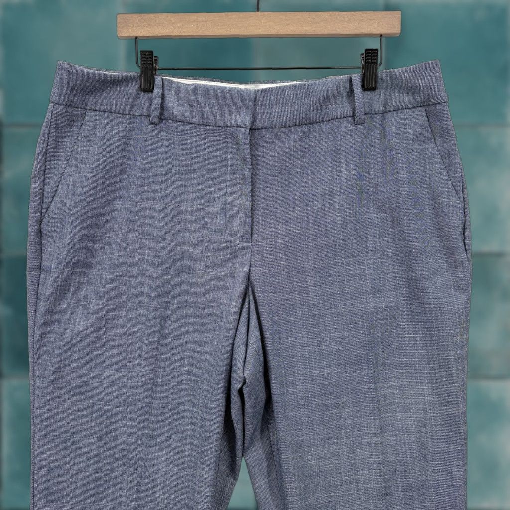 Talbots Talbots Pants Womens 16 Blue Hampshire Straight Ankle Work Wear Career Office Pants Size 38" / US 16 / IT 52 - 1 Thumbnail