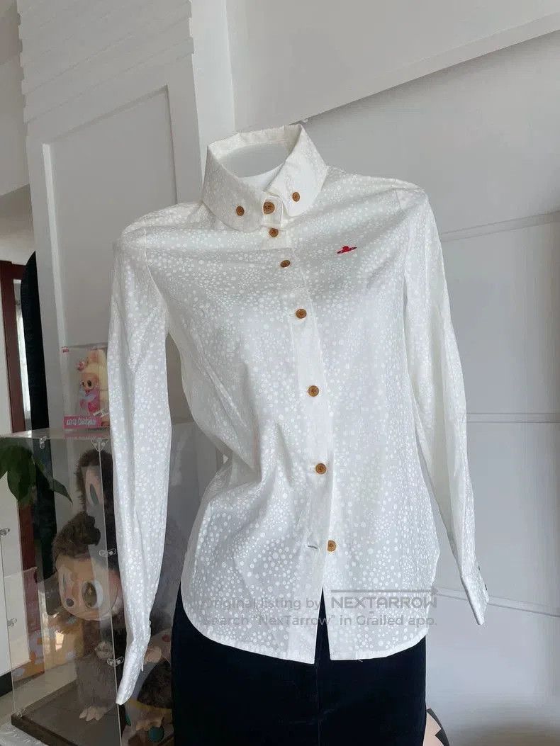 Vivienne Westwood Vivienne Westwood Embroidered Button Shirt. Size US XS / EU 42 / 0 - 1 Thumbnail