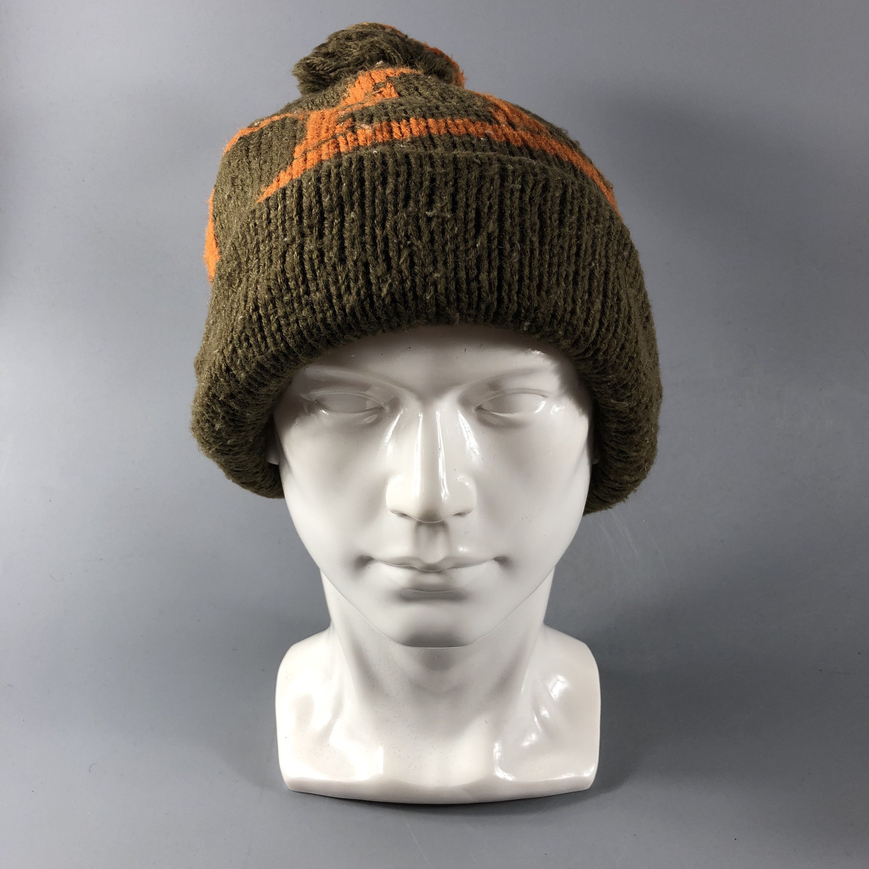 Beams Plus Tweed Fishing Cap - Orange Black