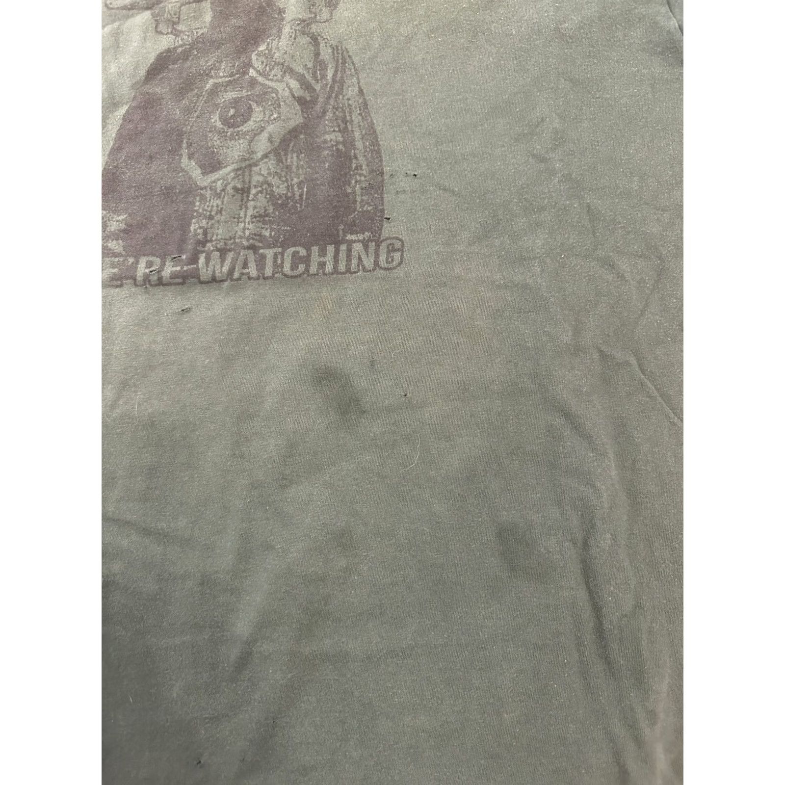 Half Evil Half Evil We’re Watching T Shirt Large Green Size US L / EU 52-54 / 3 - 3 Thumbnail