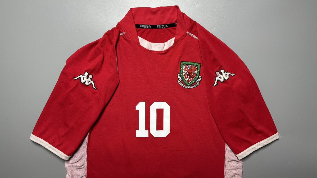 Adidas WALES KAPPA 2002/2004 FOOTBALL HOME JERSEY #10 GARY SPEED Size US L / EU 52-54 / 3 - 3 Thumbnail