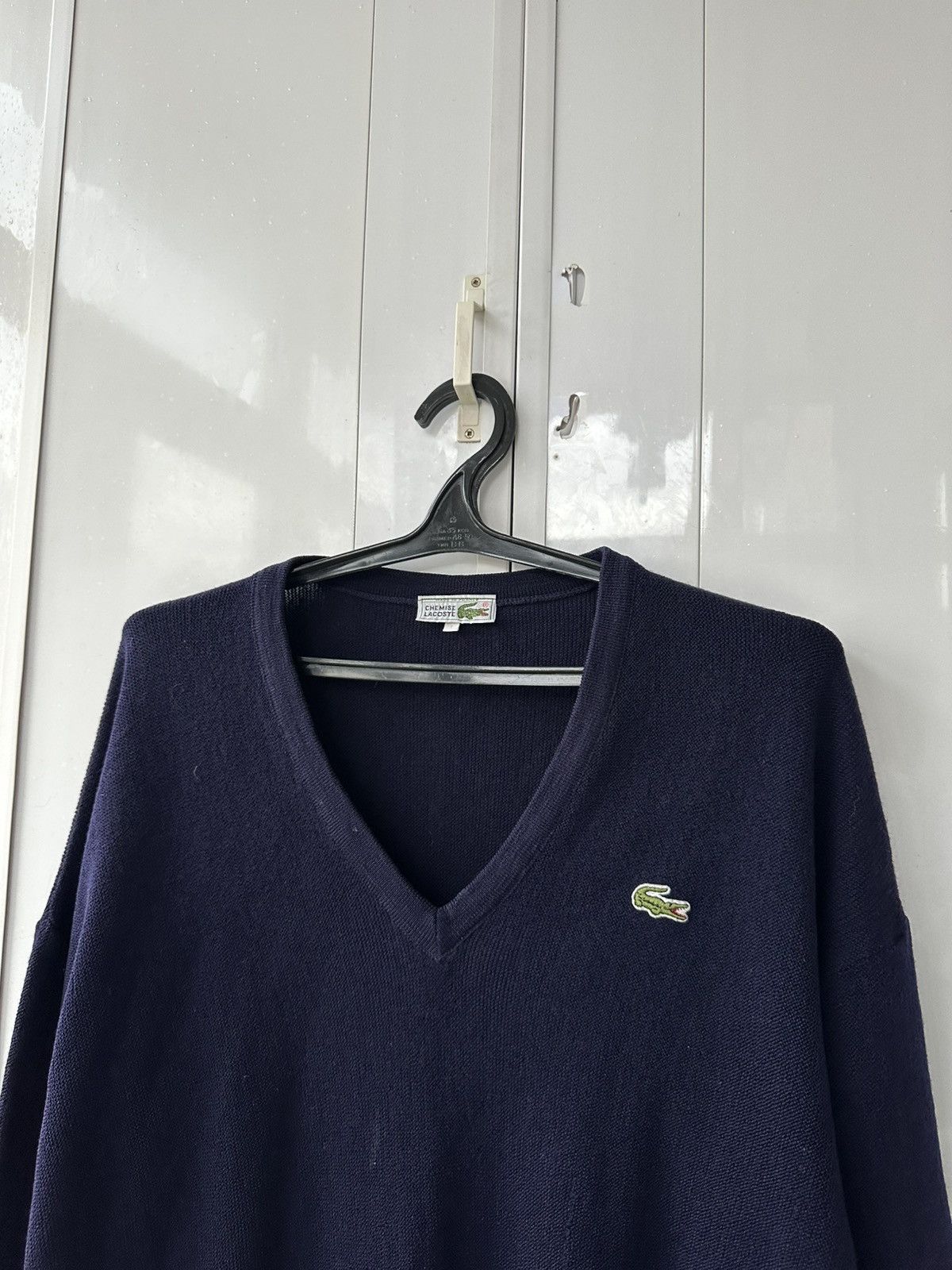 Lacoste 🇫🇷 Vintage Chemise Cardigan Lacoste Made in France Size US L / EU 52-54 / 3 - 7 Thumbnail