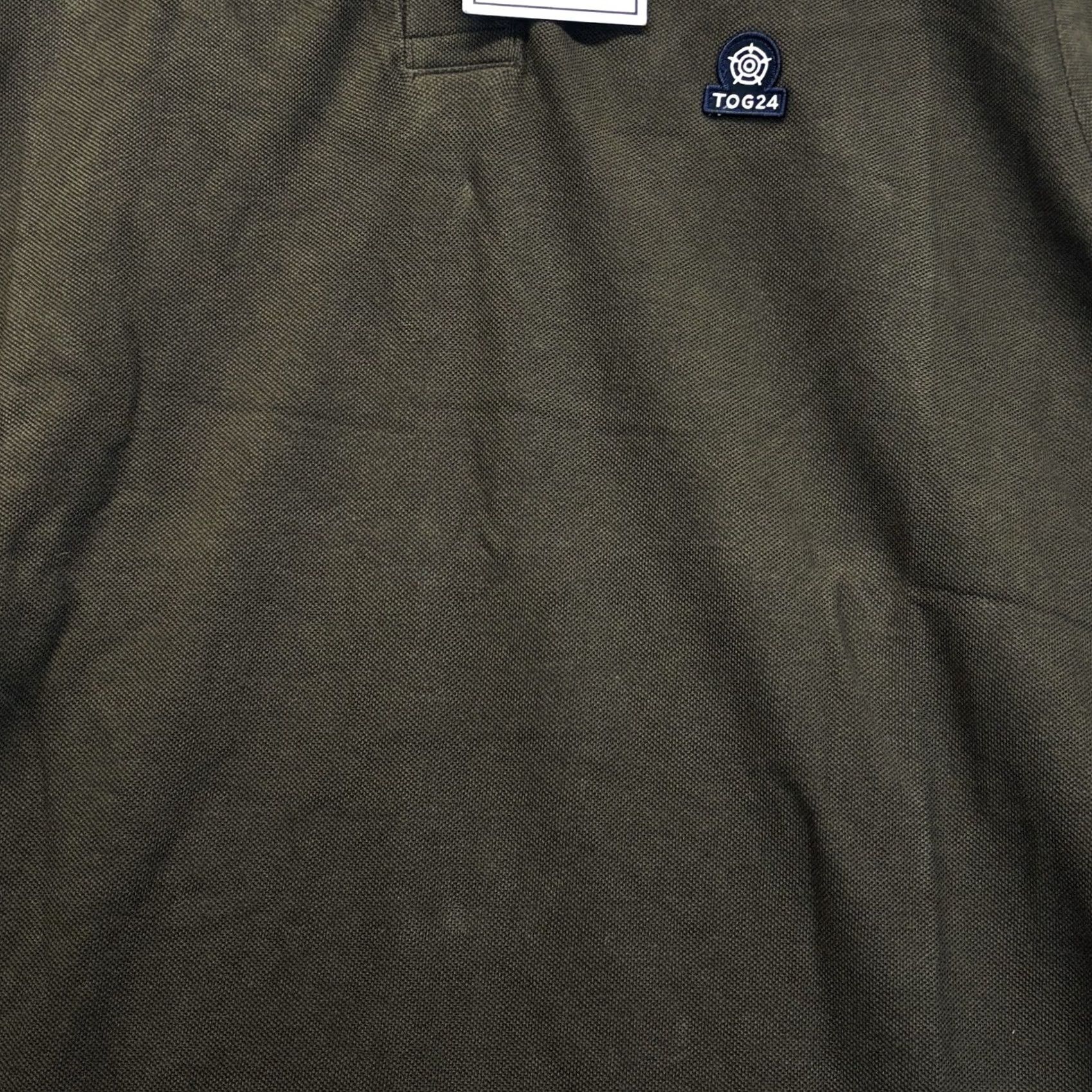Vintage VINTAGE Tog 24 Percy Polo Shirt Mens Large Khaki BNWT Defects Size US L / EU 52-54 / 3 - 3 Thumbnail