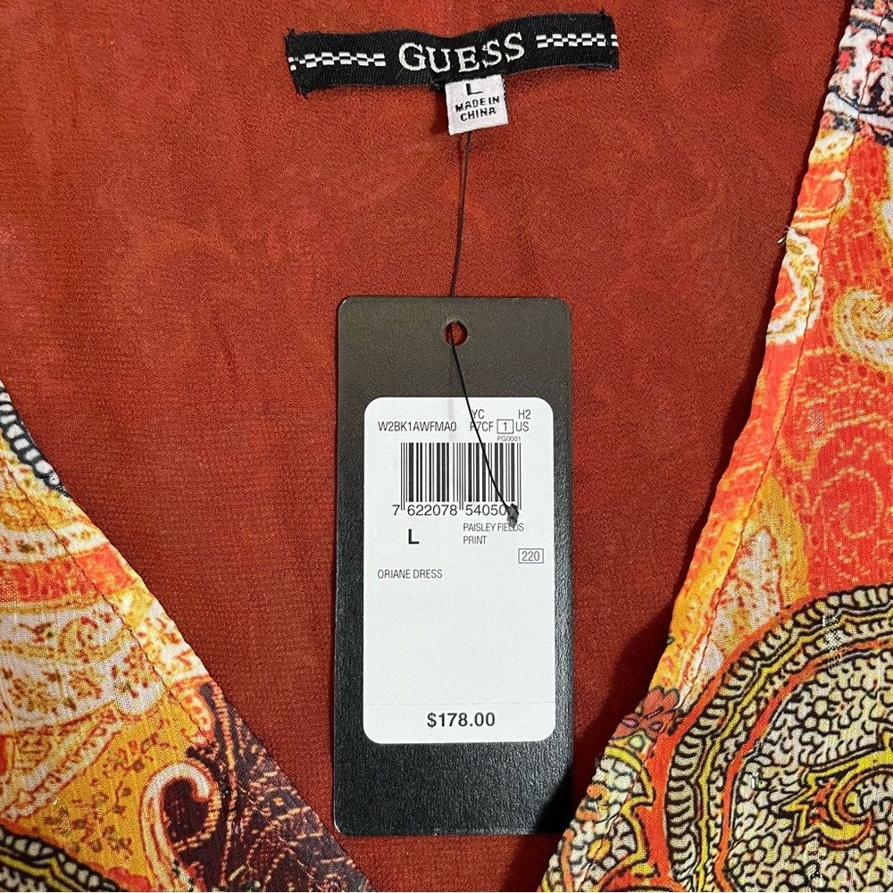 Guess NWT New $178 Guess Oriane Long Sleeve Maxi Dress Size L Size L / US 10 / IT 46 - 6 Thumbnail