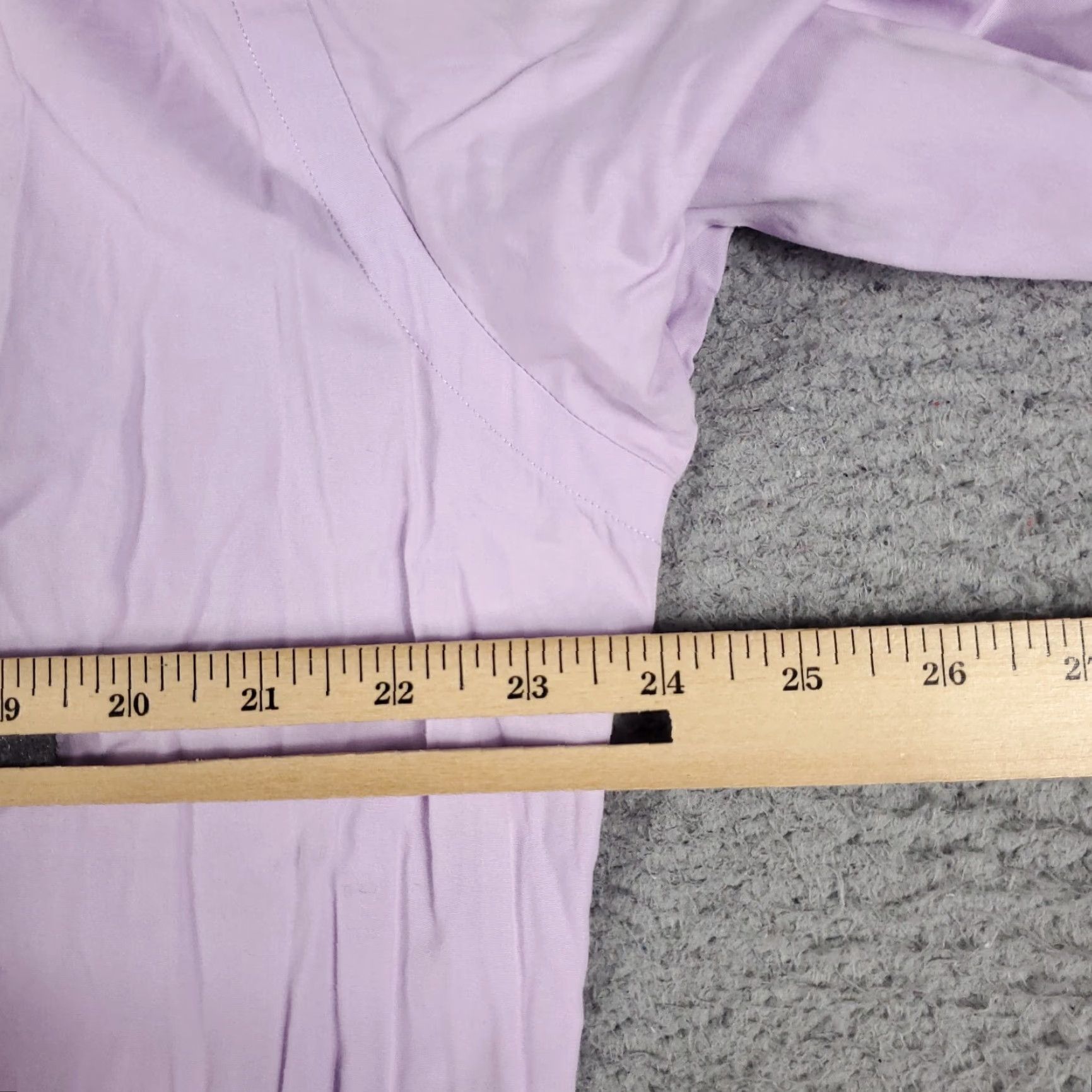 Ralph Lauren Ralph Lauren Dress Shirt 16.5 Purple Button-Down Long Sleeve Cotton Casual Formal Mens Size 42R - 6 Thumbnail