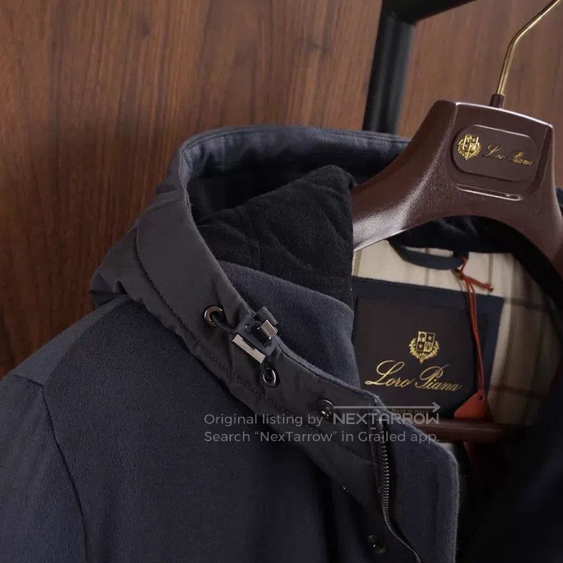 Loro Piana Loro Piana Men's Hooded Down Jacket Size US S / EU 44-46 / 1 - 4 Thumbnail