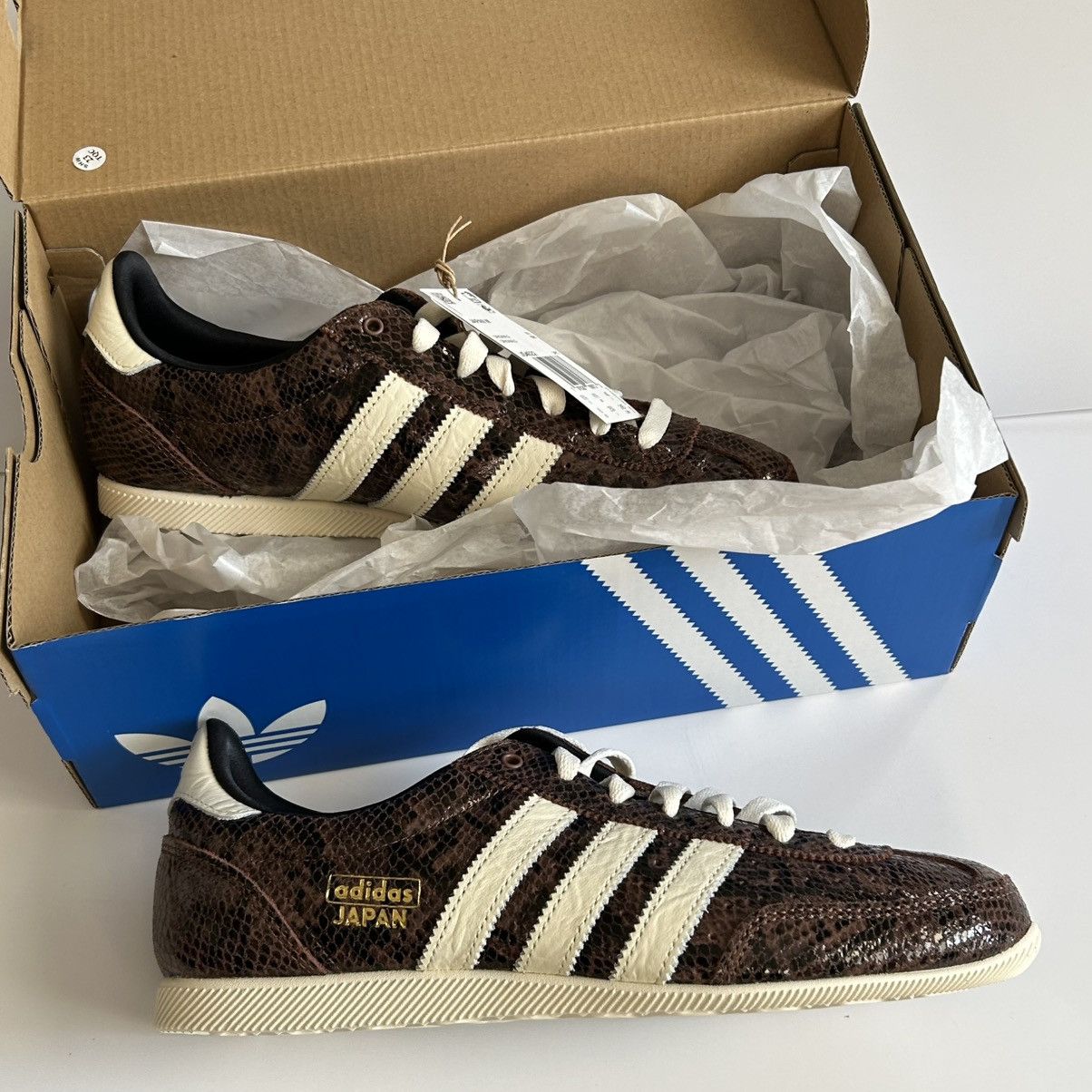 Adidas Adidas Japan Preloved Brown Snakeskin 🐍-W8 Size US 8 / IT 38 - 1 Thumbnail