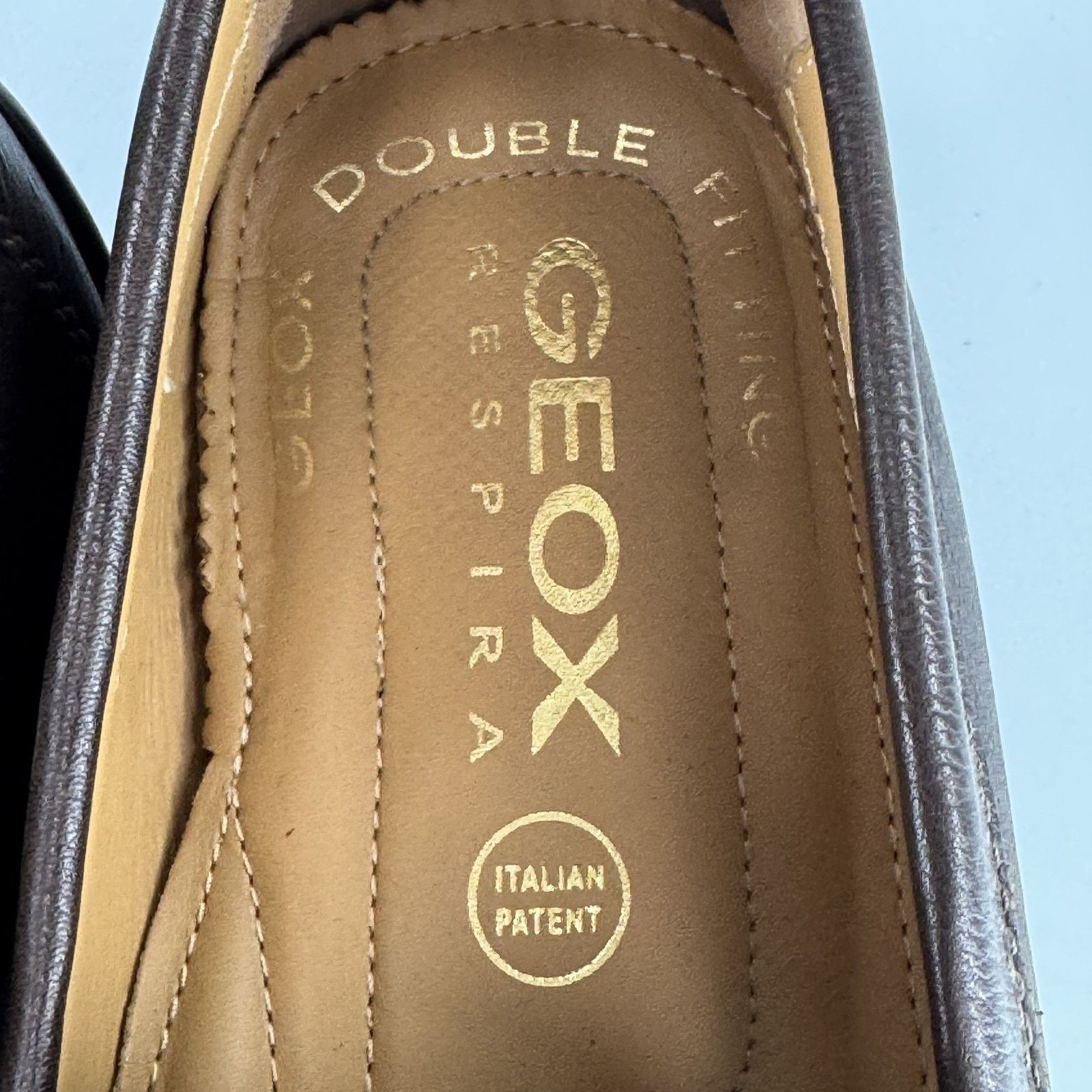 Geox GEOX Respira Men's Horsebit Driving Brown Leather Loafer 12 Size US 12 / EU 45 - 6 Thumbnail