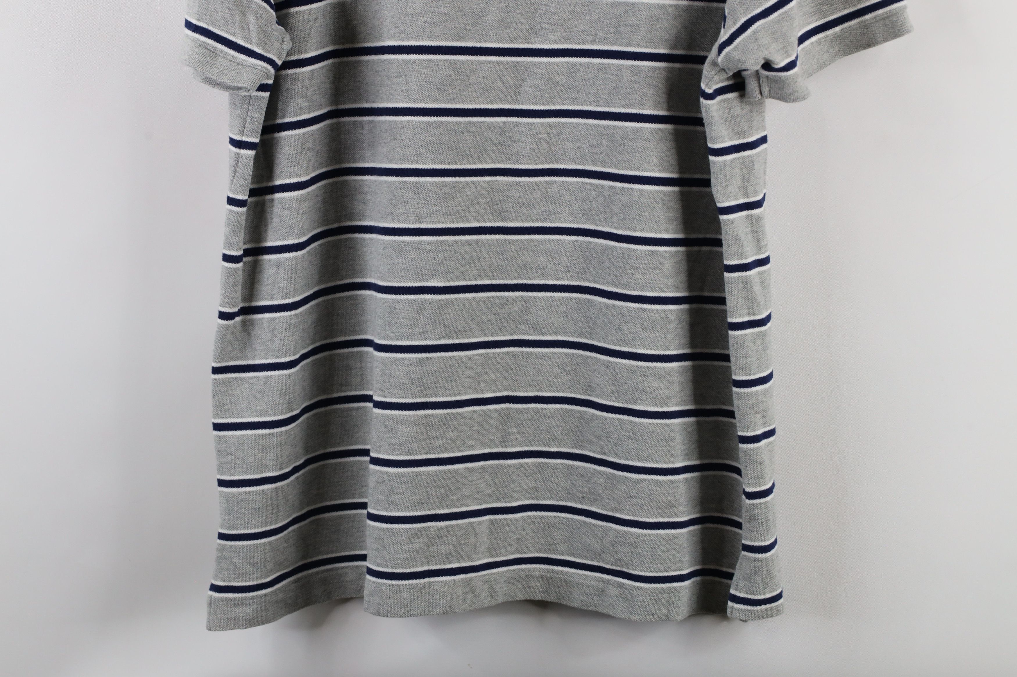 Ralph Lauren × Vintage Vintage 90s Ralph Lauren Flag Collared Golf Polo Shirt Gray Size US XL / EU 56 / 4 - 8 Thumbnail