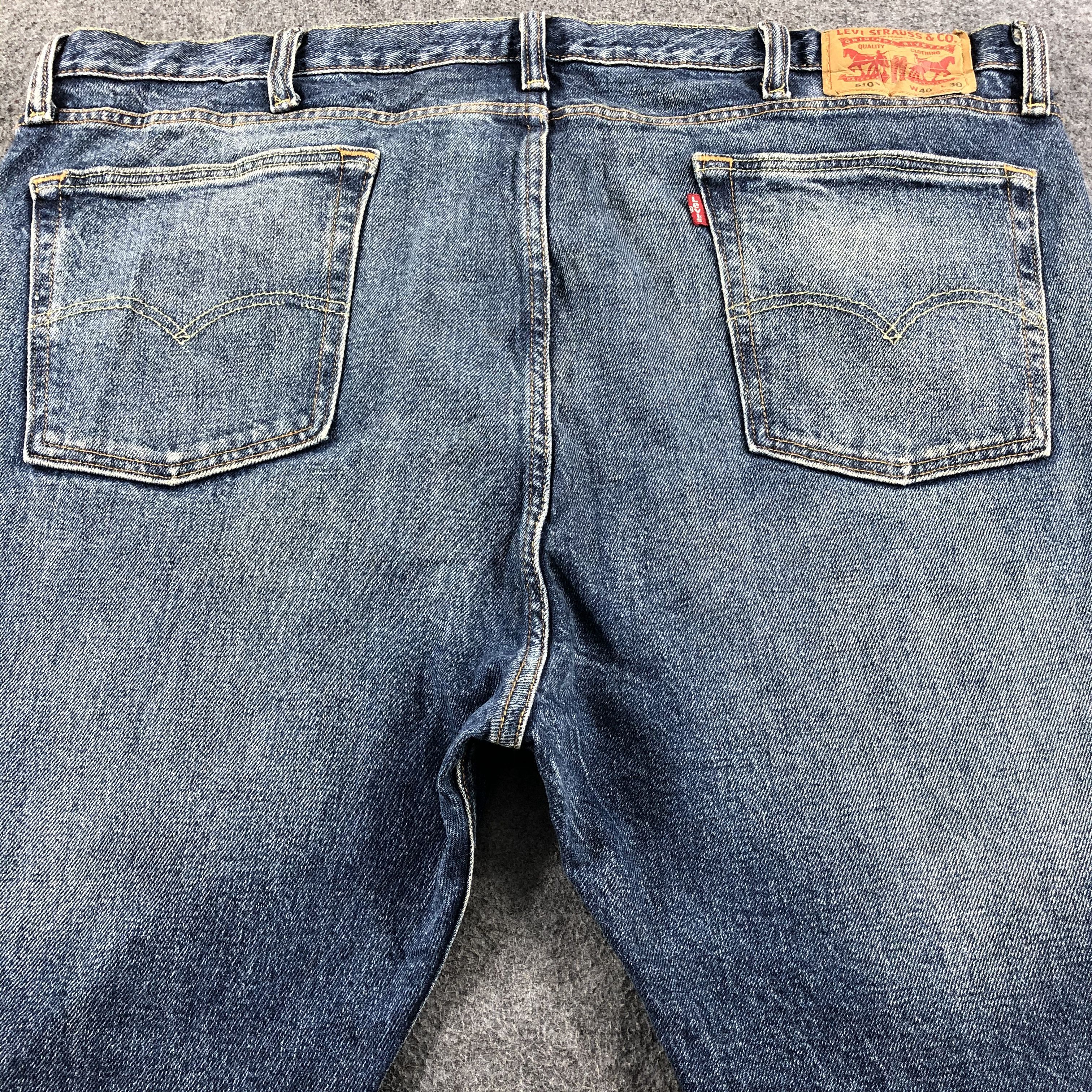 Levi's Vintage Blue Wash Levis 510 Jeans-J2666 Size US 42 / EU 58 - 4 Thumbnail