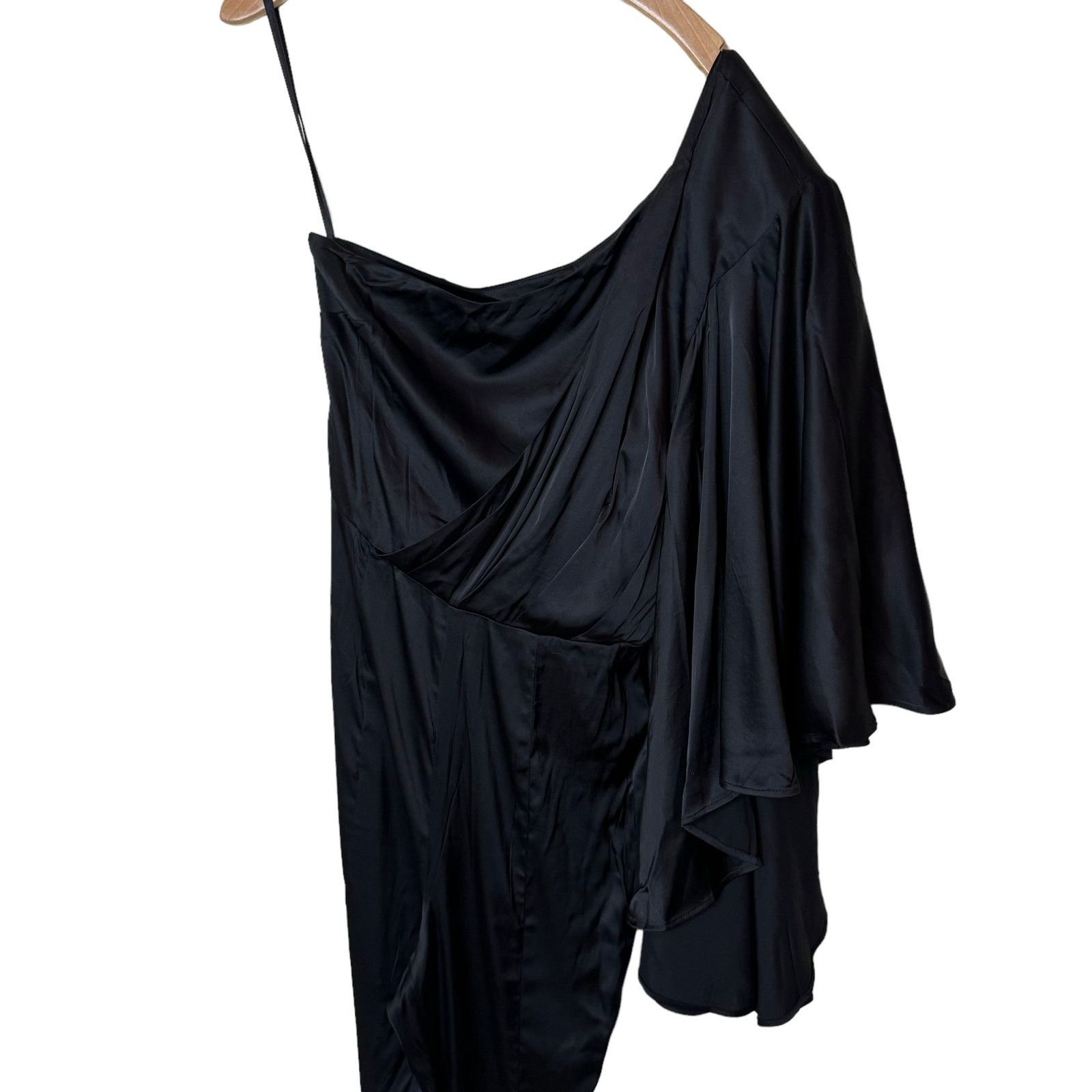 REVOLVE MICHAEL COSTELLO Sakura Jumpsuit in Black One Shoulder Small Size 27" / US 4 / IT 40 - 7 Thumbnail