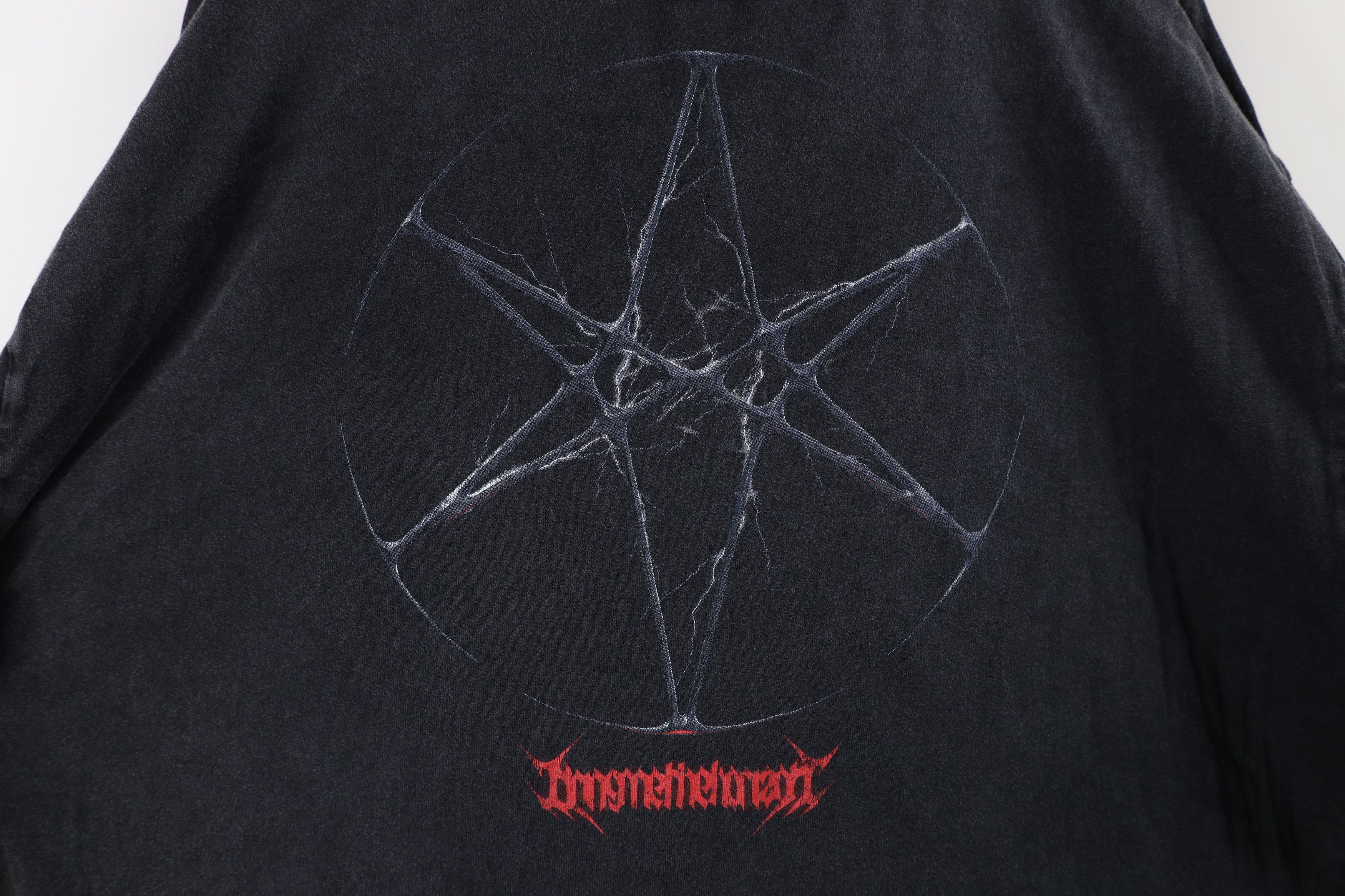 Vintage Vintage Skull Thorn Crown Bring Me the Horizon Band T-Shirt Size US XXL / EU 58 / 5 - 9 Thumbnail