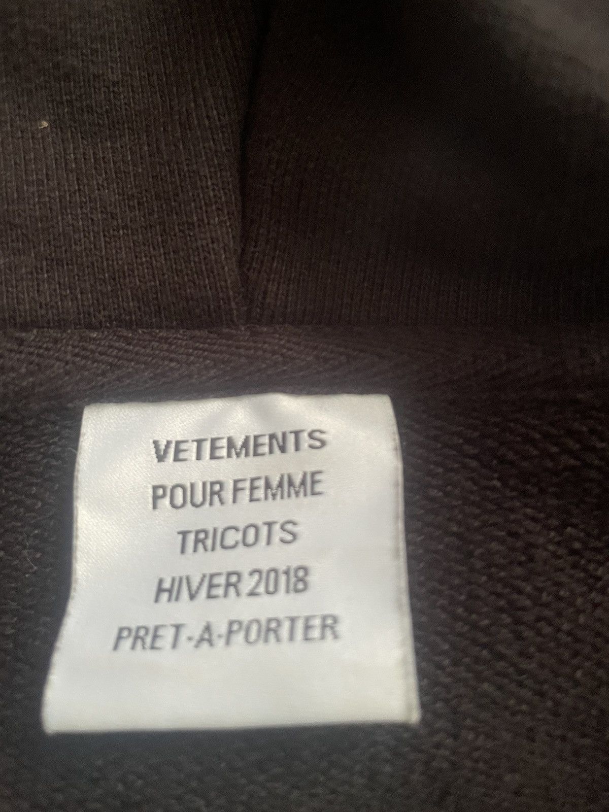 Vetements Vetements Split Logo Zip Hoodie Size US M / EU 48-50 / 2 - 4 Thumbnail