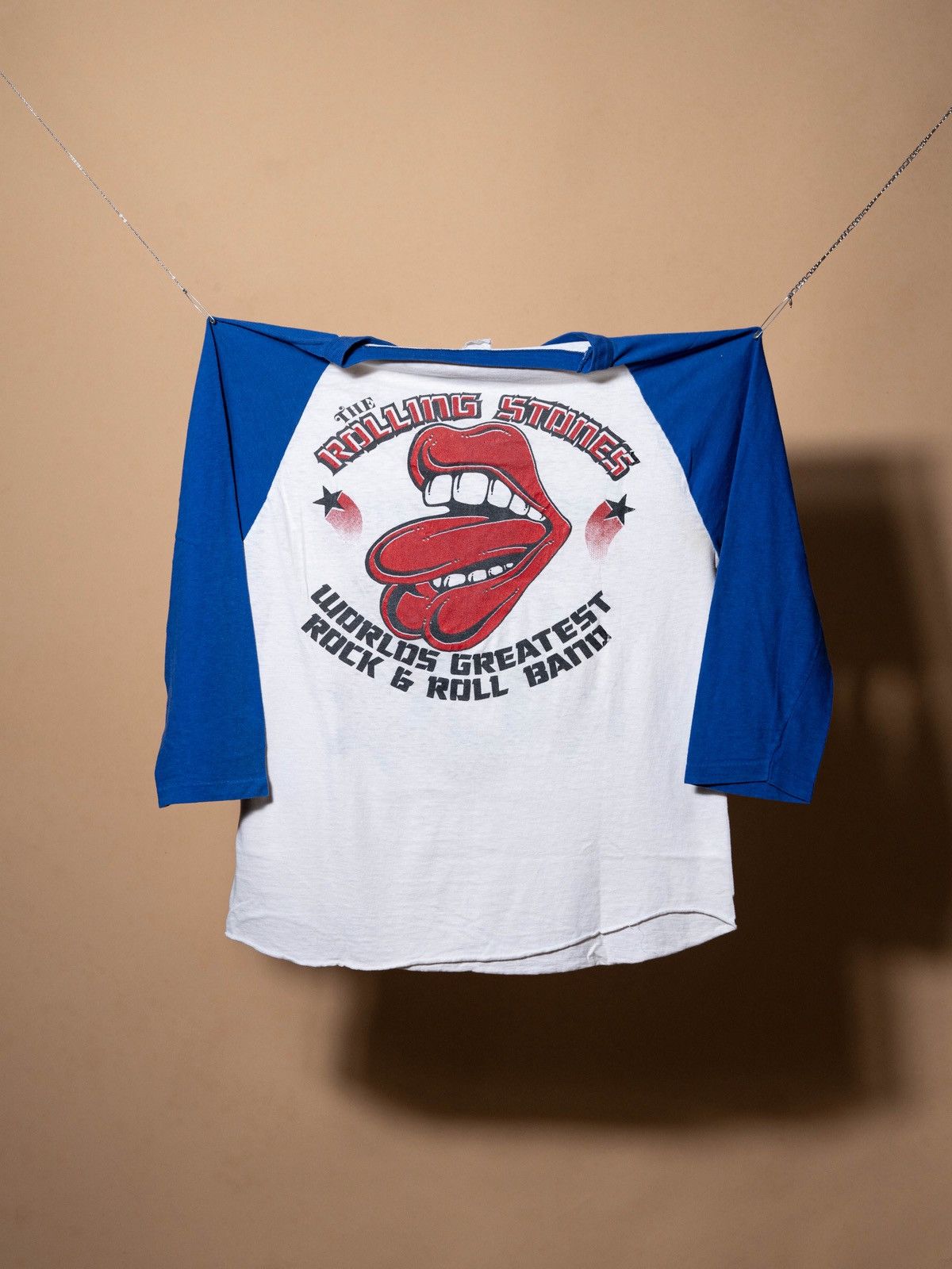 Vintage 1978 Rolling Stones American Tour Raglan Size US M / EU 48-50 / 2 - 4 Thumbnail