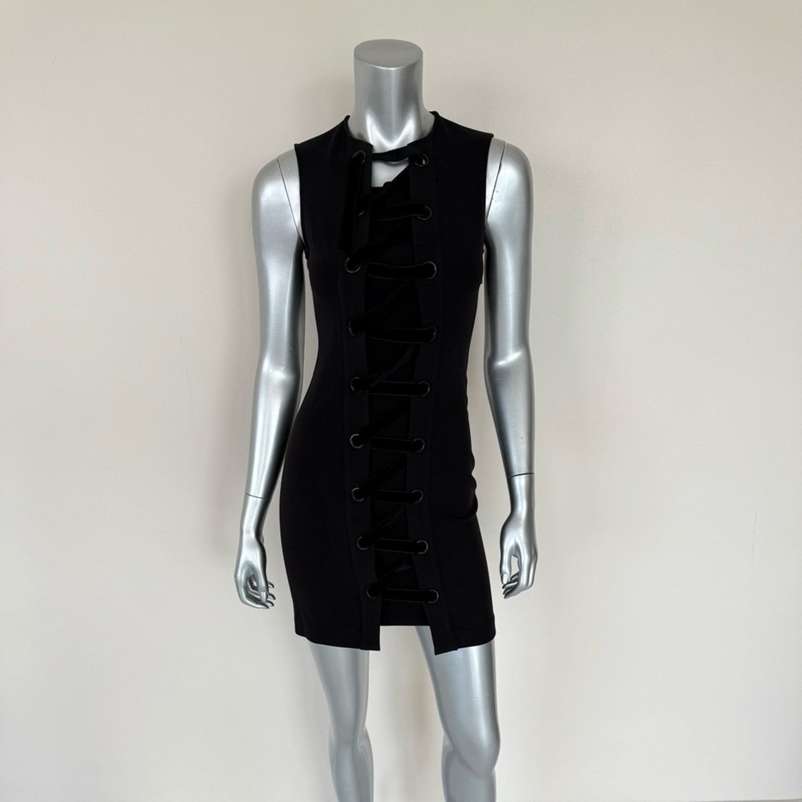 The Kooples NWT!!! The Kooples lace up women mini dress size 0 or S 345$ Size S / US 4 / IT 40 - 2 Thumbnail