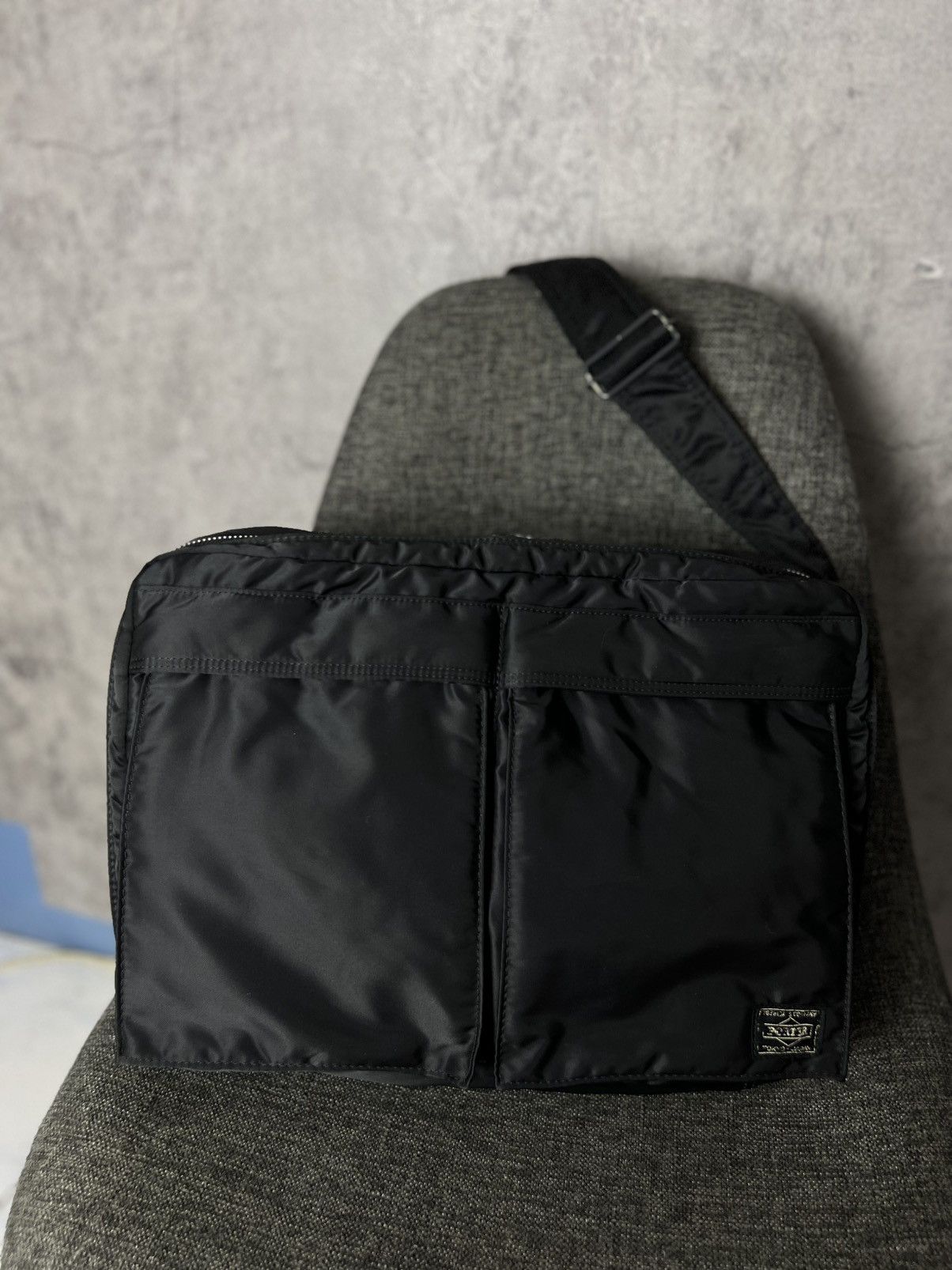 Porter Porter Yoshida & Co - Large Tanker Messenger Bag - Black Size ONE SIZE - 2 Thumbnail