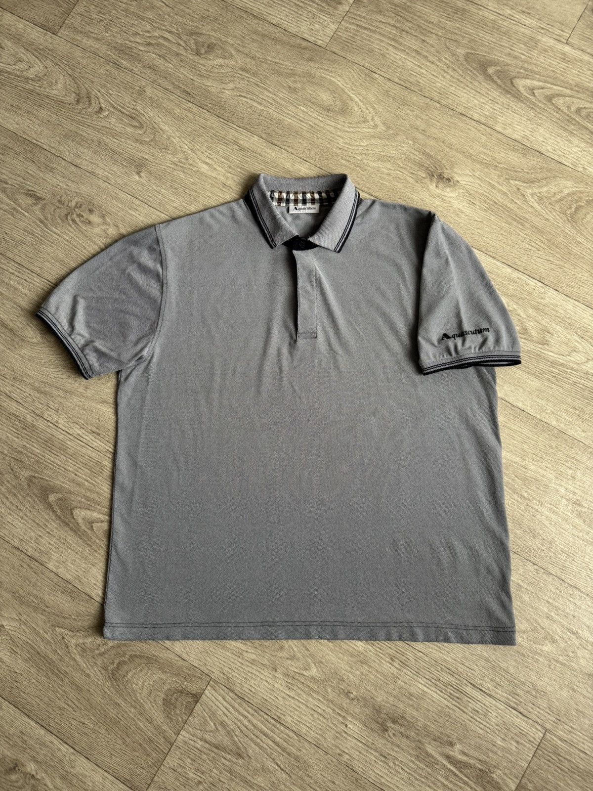 Aquascutum 🔷Luxury Aquascutum Polo T-shirt🔷 Size US XL / EU 56 / 4 - 1 Thumbnail