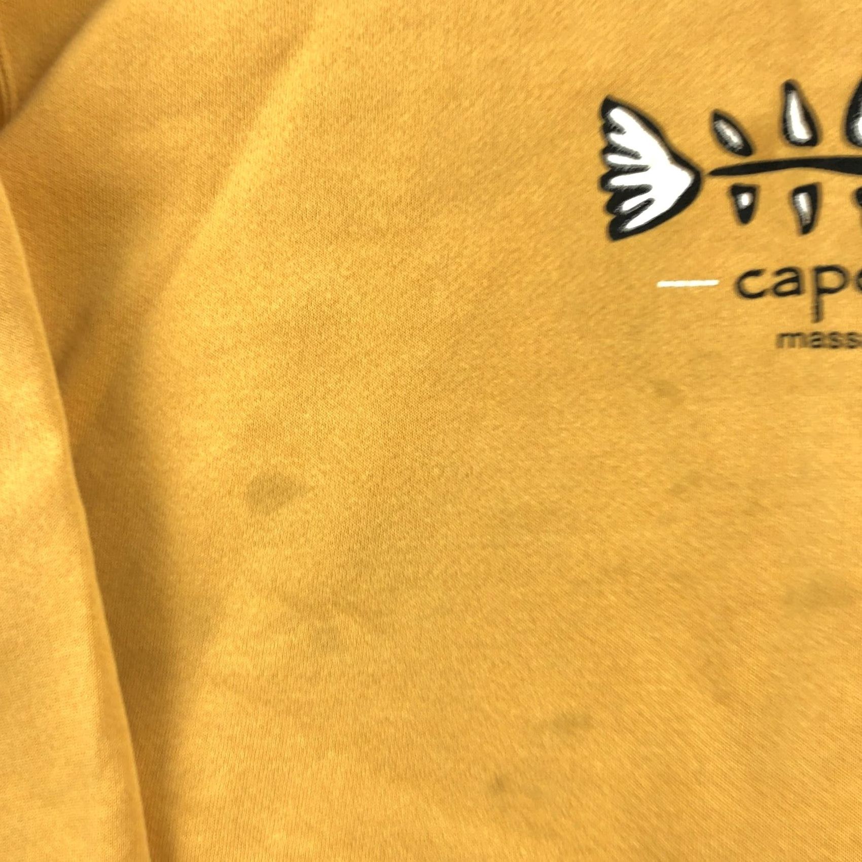 Lee VINTAGE Lee Coastal Fish Crew Neck Sweatshirt XL Adult Men Yellow 90s Graphic Print Pullover Size US XL / EU 56 / 4 - 3 Thumbnail