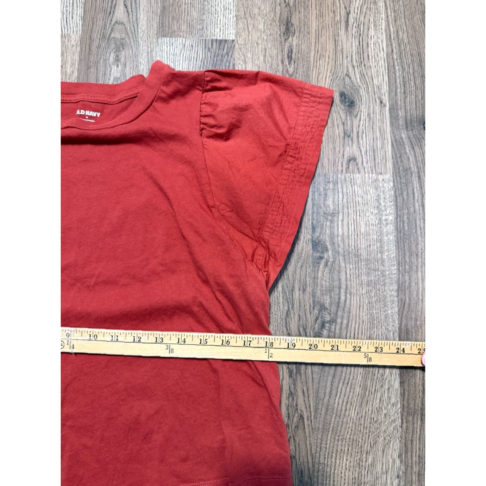 Old Navy Old Navy Blouse Women's Medium Orange Short Sleeve Shirt Flared Casual Modern Basic Size M / US 6-8 / IT 42-44 - 6 Thumbnail