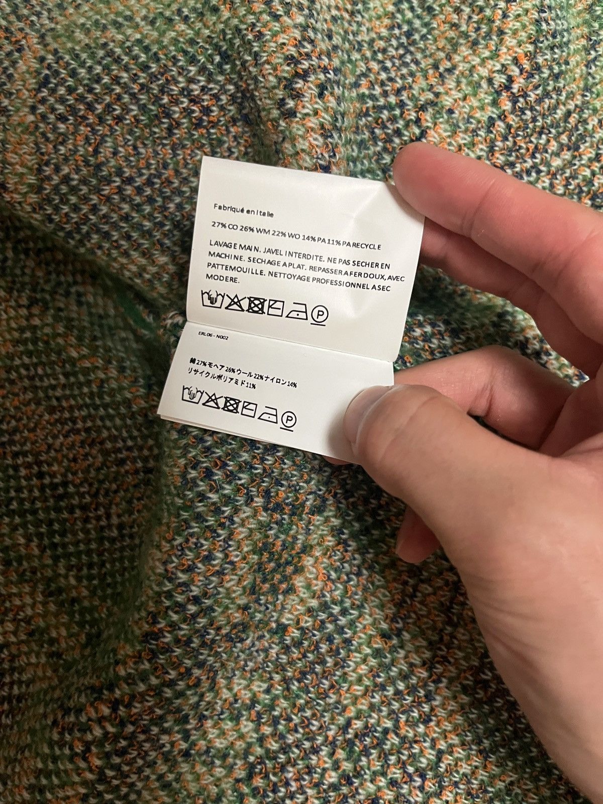 ERL ERL plaid check knit cardigan Size US L / EU 52-54 / 3 - 8 Thumbnail