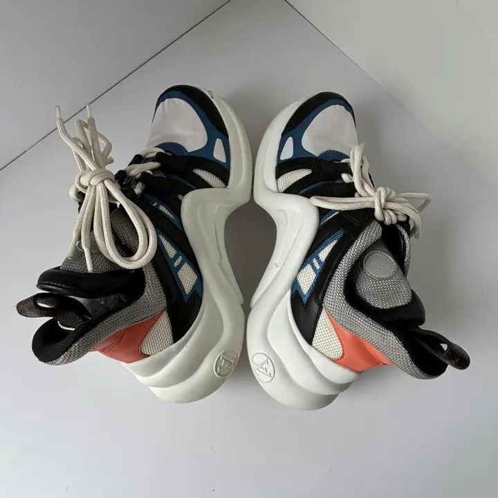 Louis Vuitton Louis Vuitton Leather Sporty Casual Sneakers -2508 Size US 5.5 / EU 38 - 7 Thumbnail