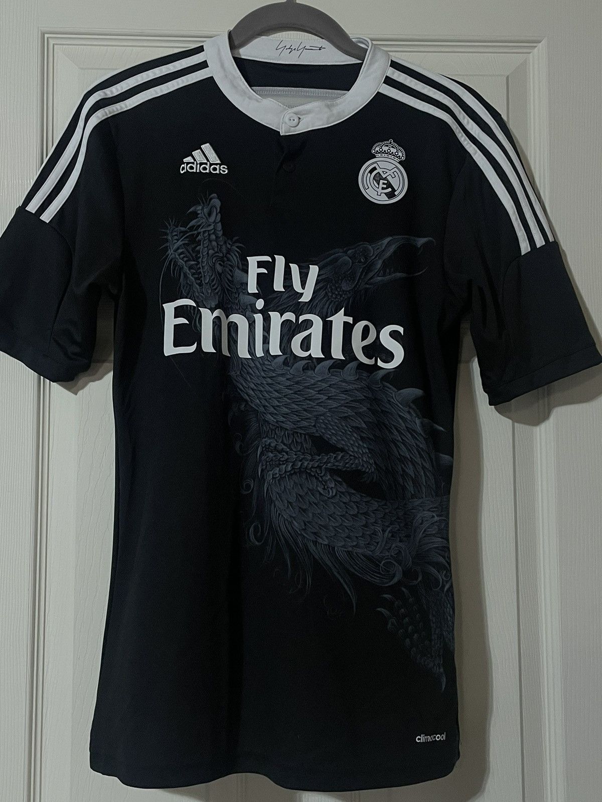 image of Adidas x Yohji Yamamoto Cristiano Ronaldo 2014-2015 Real Madrid X Yohji Yamamoto Kit in Black (Size