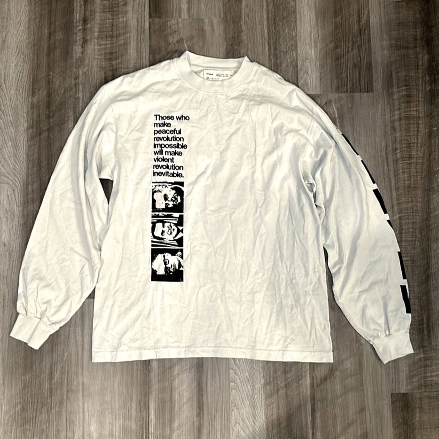 One of These Days One of These Days Revolution Long Sleeve Tee Mens M Tan NWOT Size US M / EU 48-50 / 2 - 2 Thumbnail