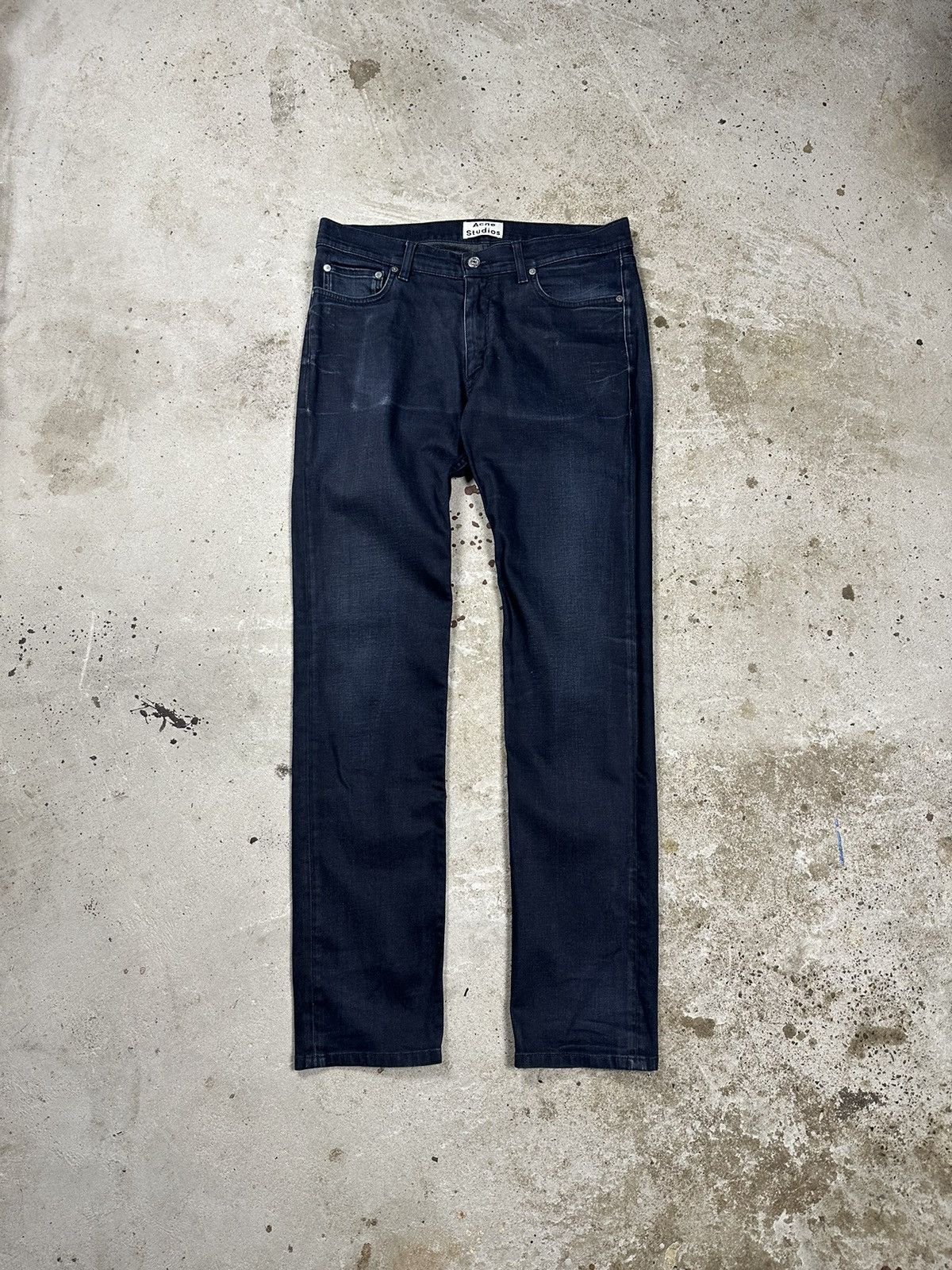 Acne Studios Ace New Twilight Navy Denim Pants Jeans
