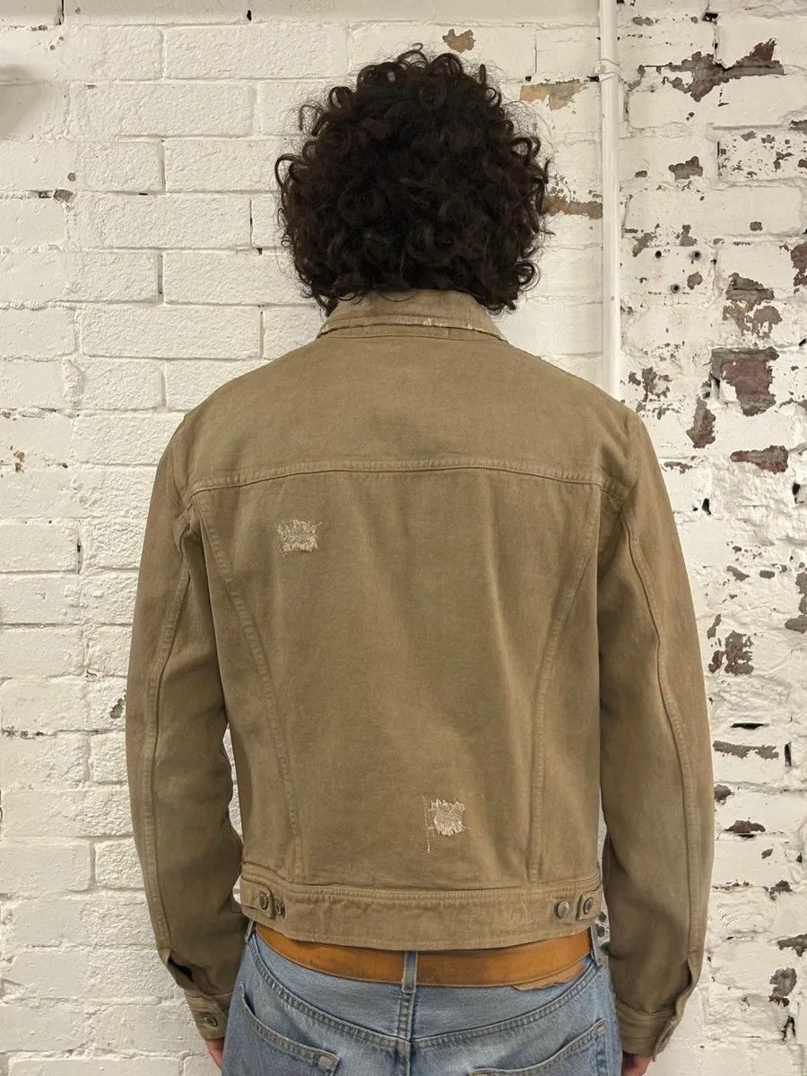 Dolce & Gabbana AW2001 Dolce & Gabbana Distressed Beige Denim Jacket Size US M / EU 48-50 / 2 - 3 Thumbnail