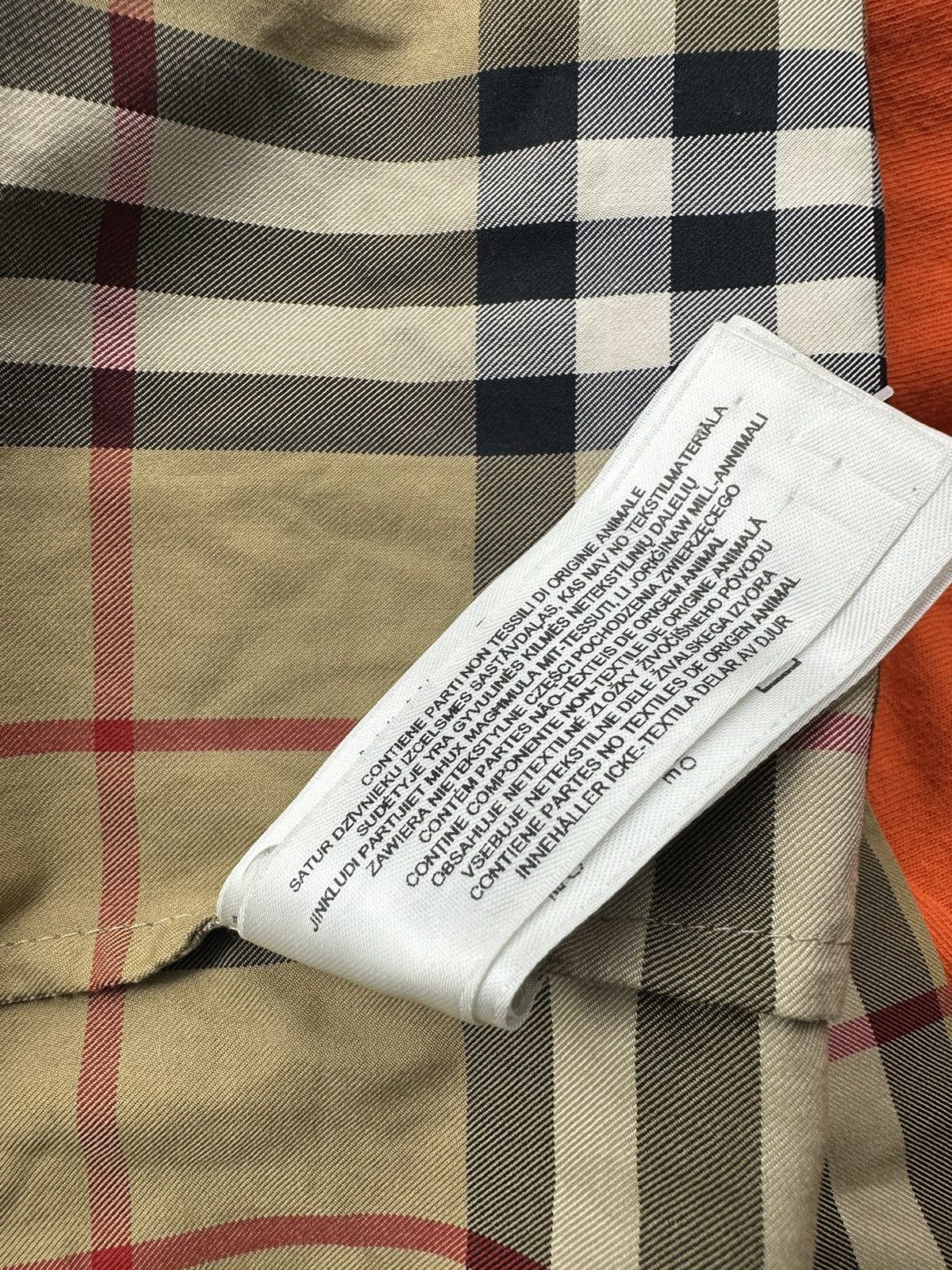 Burberry Checked Burberry Light Jacket Red Lettering Size Small Size US S / EU 44-46 / 1 - 10 Thumbnail