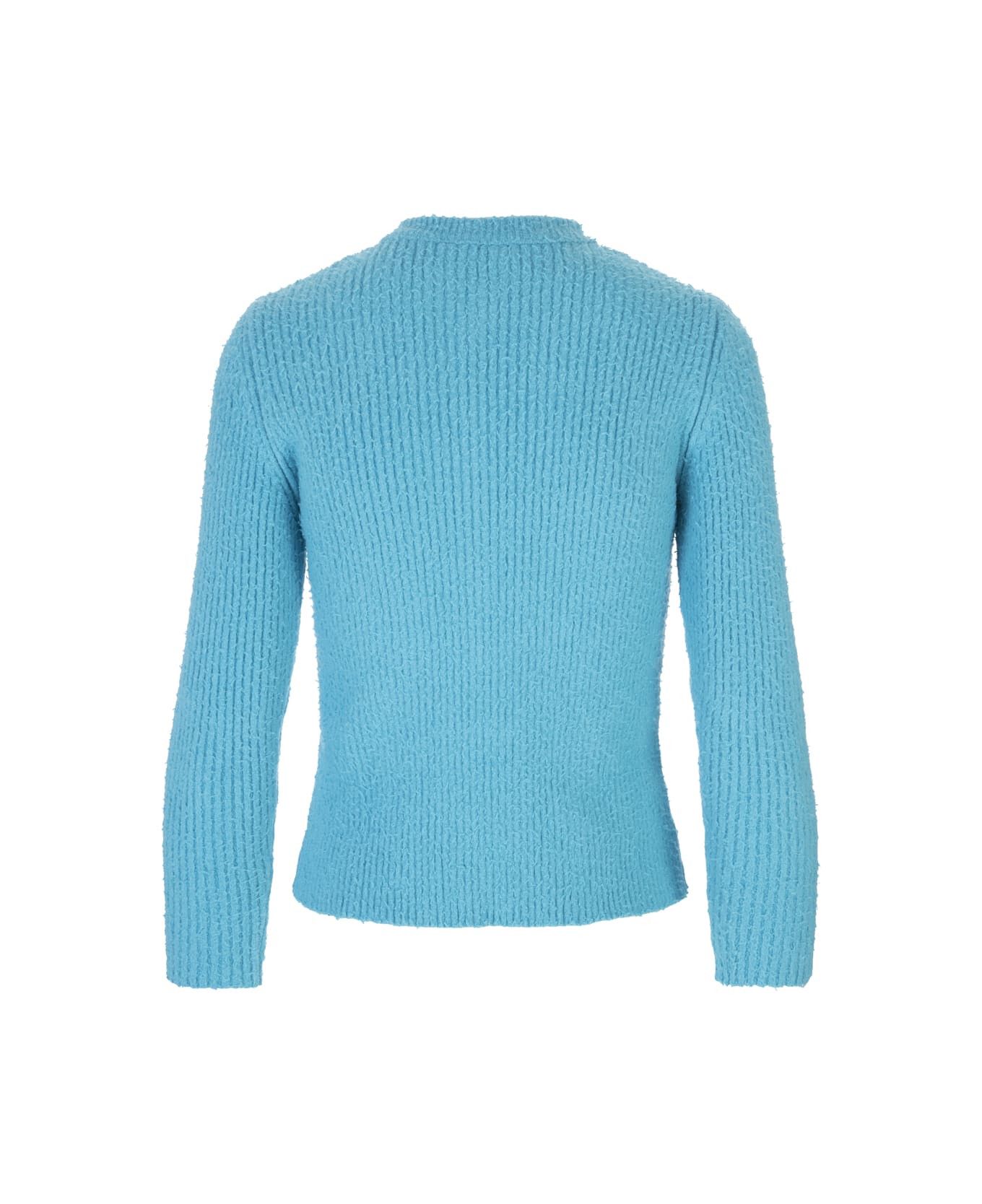 Balenciaga o1y0625 Cardigan in Turquoise Size XS / US 0-2 / IT 36-38 - 2 Thumbnail