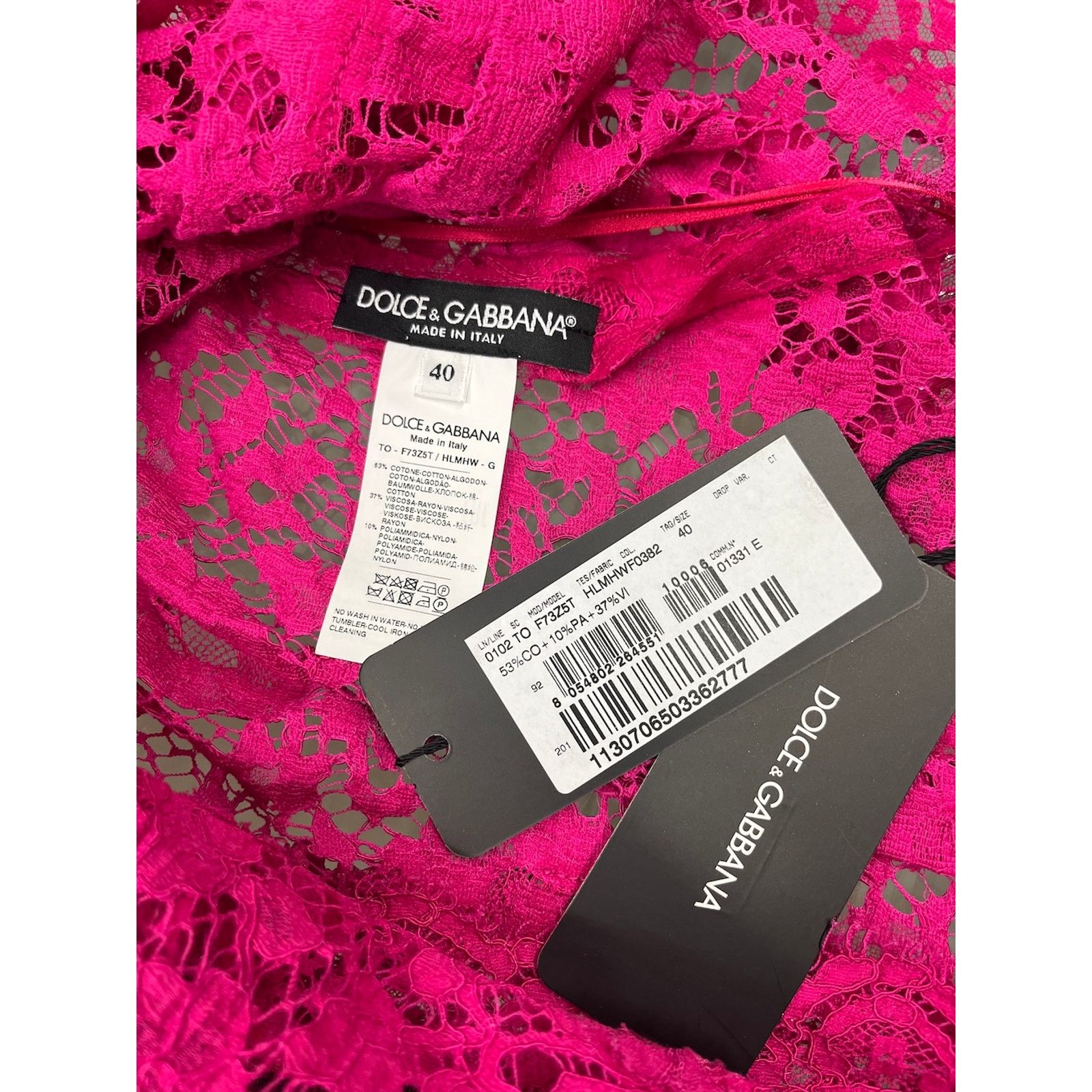 Dolce & Gabbana Dolce & Gabbana Pink Lace Sleeveless Tank Top Blouse IT 44 Size M / US 6-8 / IT 42-44 - 9 Thumbnail