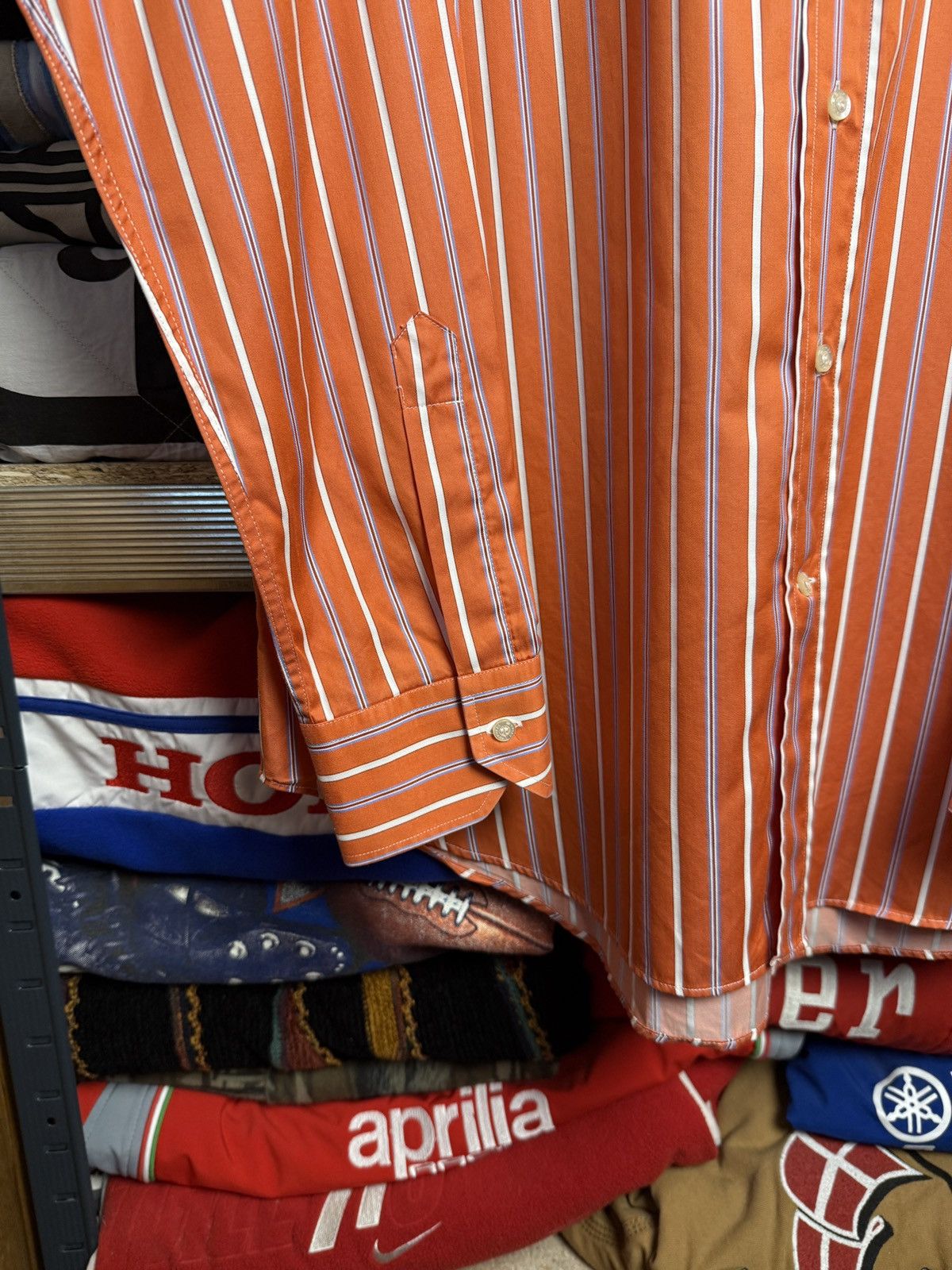 Etro Etro Milano Striped Shirt Multicolor Size US XXL / EU 58 / 5 - 4 Thumbnail