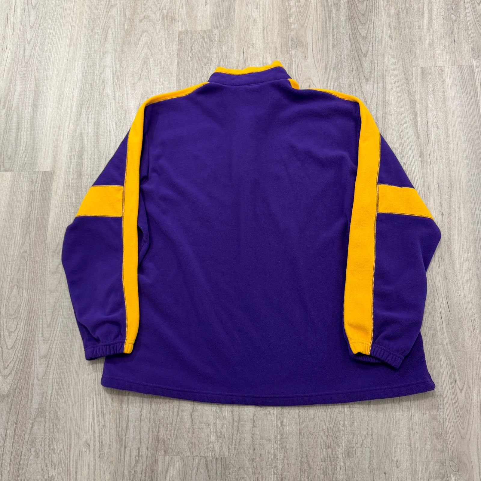 Vintage Vintage Minnesota Vikings Quarter Zip Mens 2XL Purple Yellow Size US XXL / EU 58 / 5 - 7 Thumbnail
