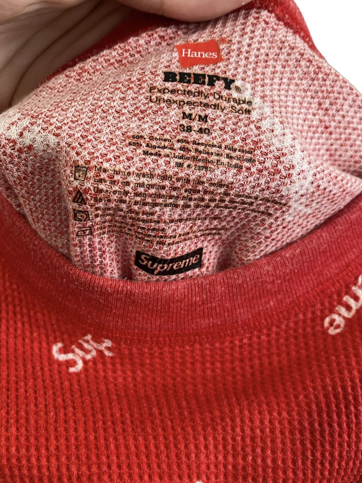 Supreme Supreme Shane's Beefy Thermal Crew Long Sleeve Size US S / EU 44-46 / 1 - 3 Thumbnail
