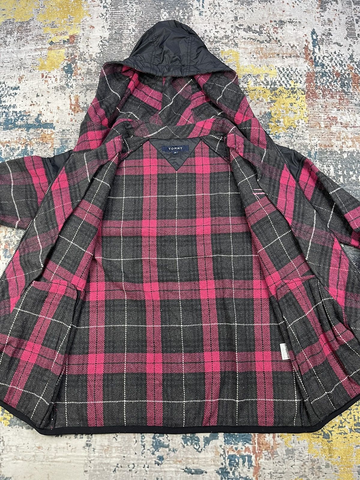 Tommy Hilfiger Tommy Checked Plaid Zipper Hoodie Jackets Size US S / EU 44-46 / 1 - 8 Thumbnail