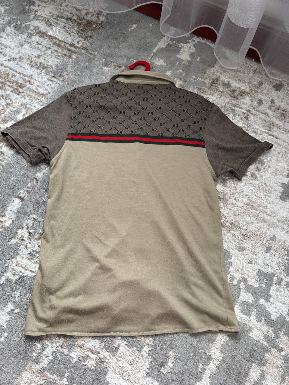 Gucci Gucci GG Monogram Web Stripe Button Up Polo Shirt Size US M / EU 48-50 / 2 - 3 Thumbnail