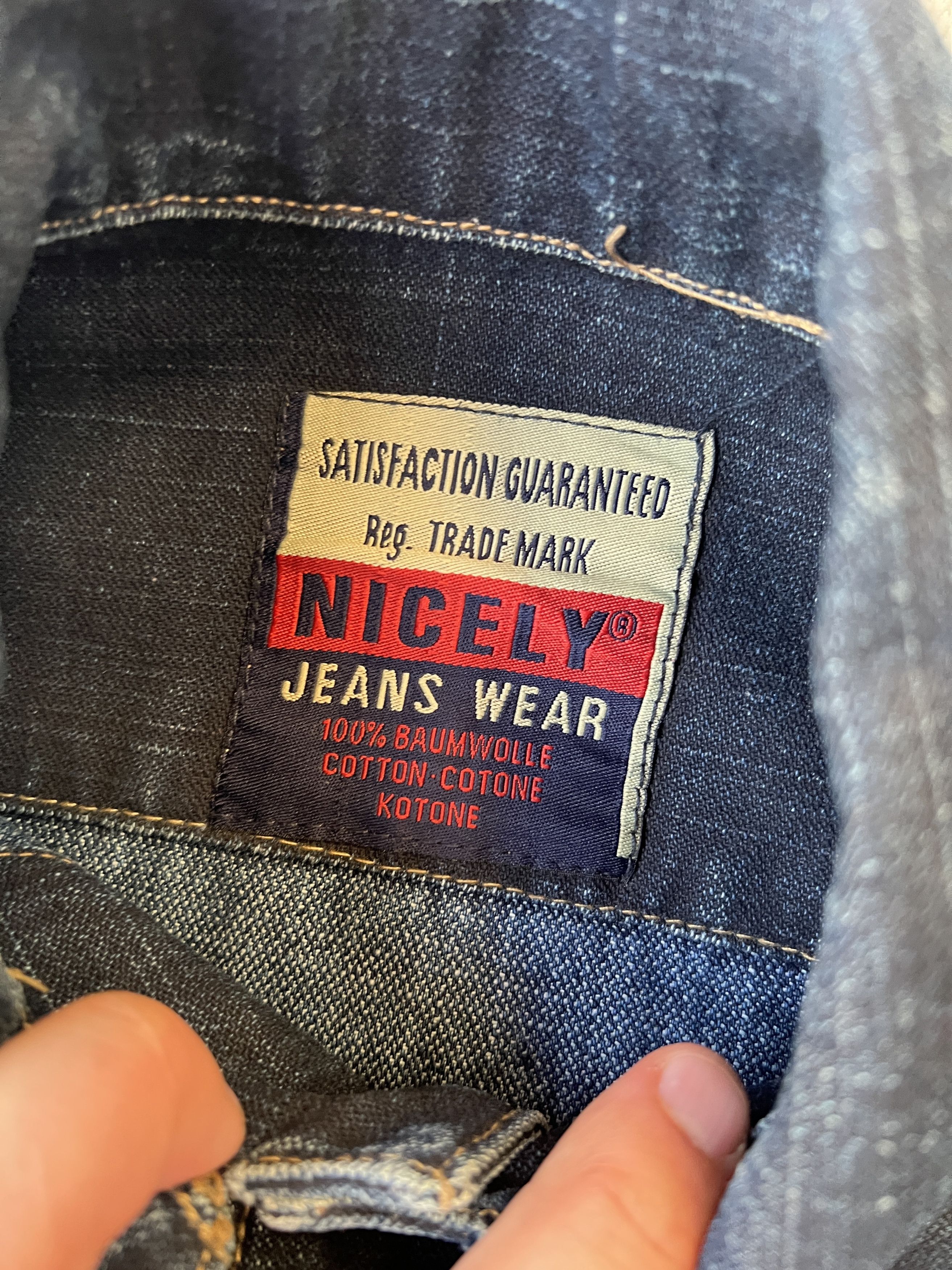 Vintage Nicely Vintage Denim Jacket Size US S / EU 44-46 / 1 - 5 Thumbnail