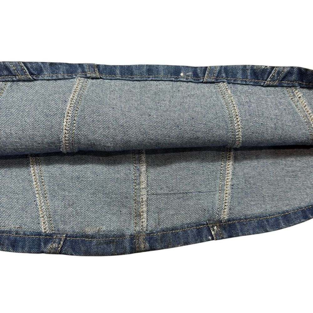 BLANKNYC NWT New Blank NYC Denim Coated Metallic Heart Mini Skirt Si Size 29" - 4 Thumbnail