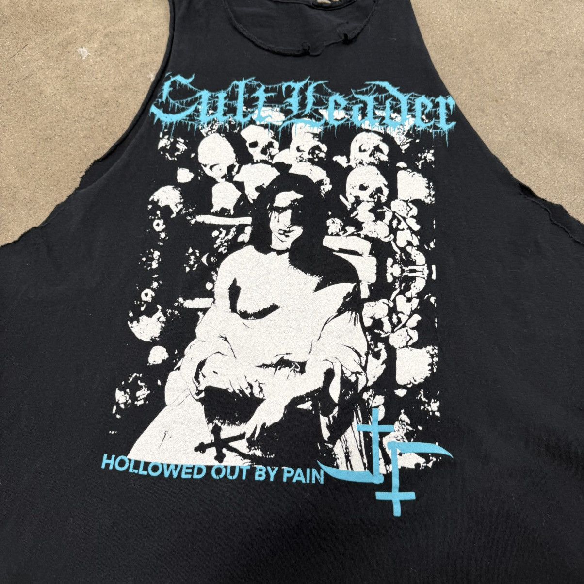 Band Tees CULT LEADER HOLLOWED OUT BY PAIN BAND GRUNGE TANK TOP Size US L / EU 52-54 / 3 - 2 Thumbnail