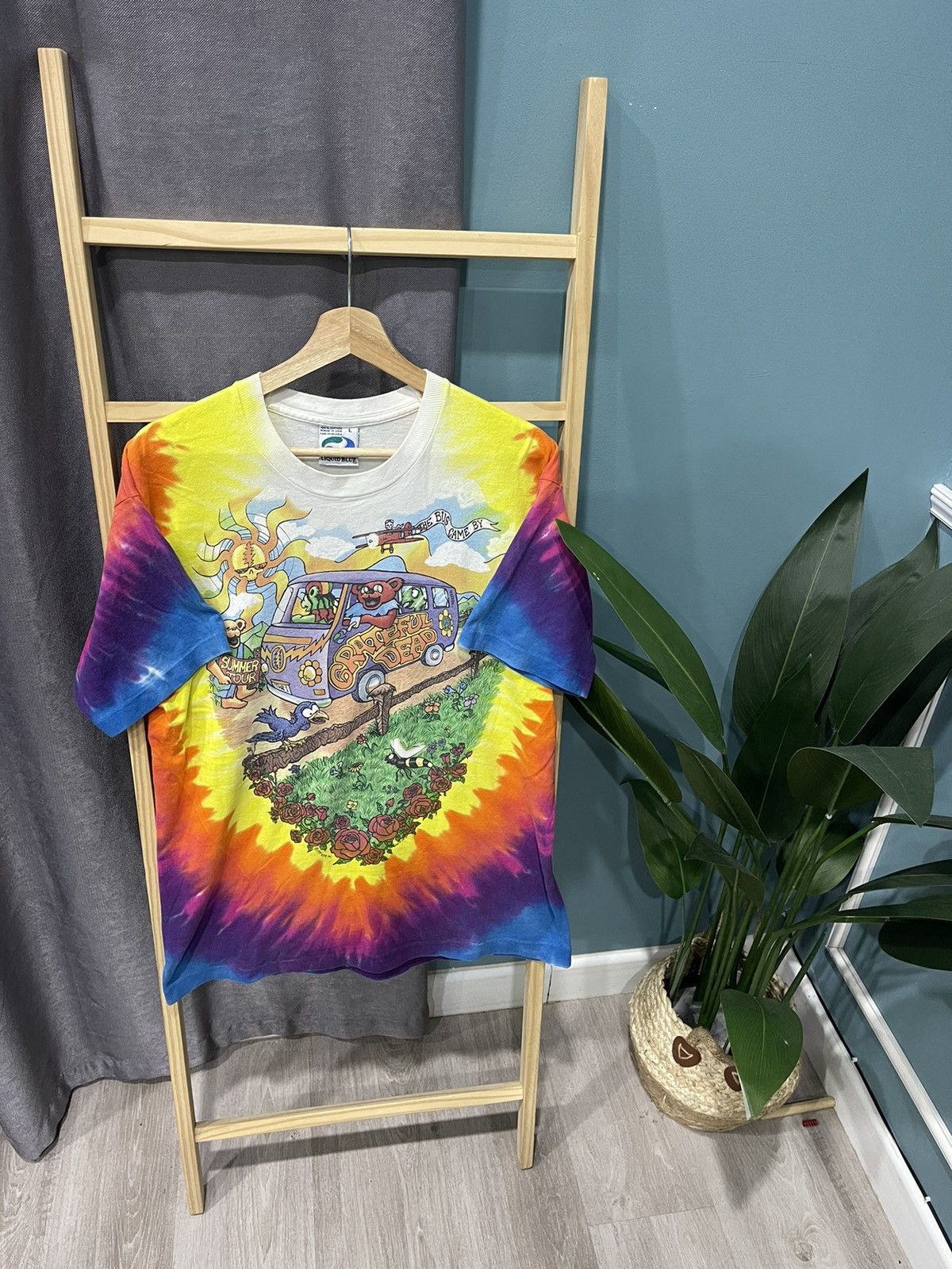Grateful Dead × Liquid Blue RARE! Vintage 90s Liquid Blue Grateful 