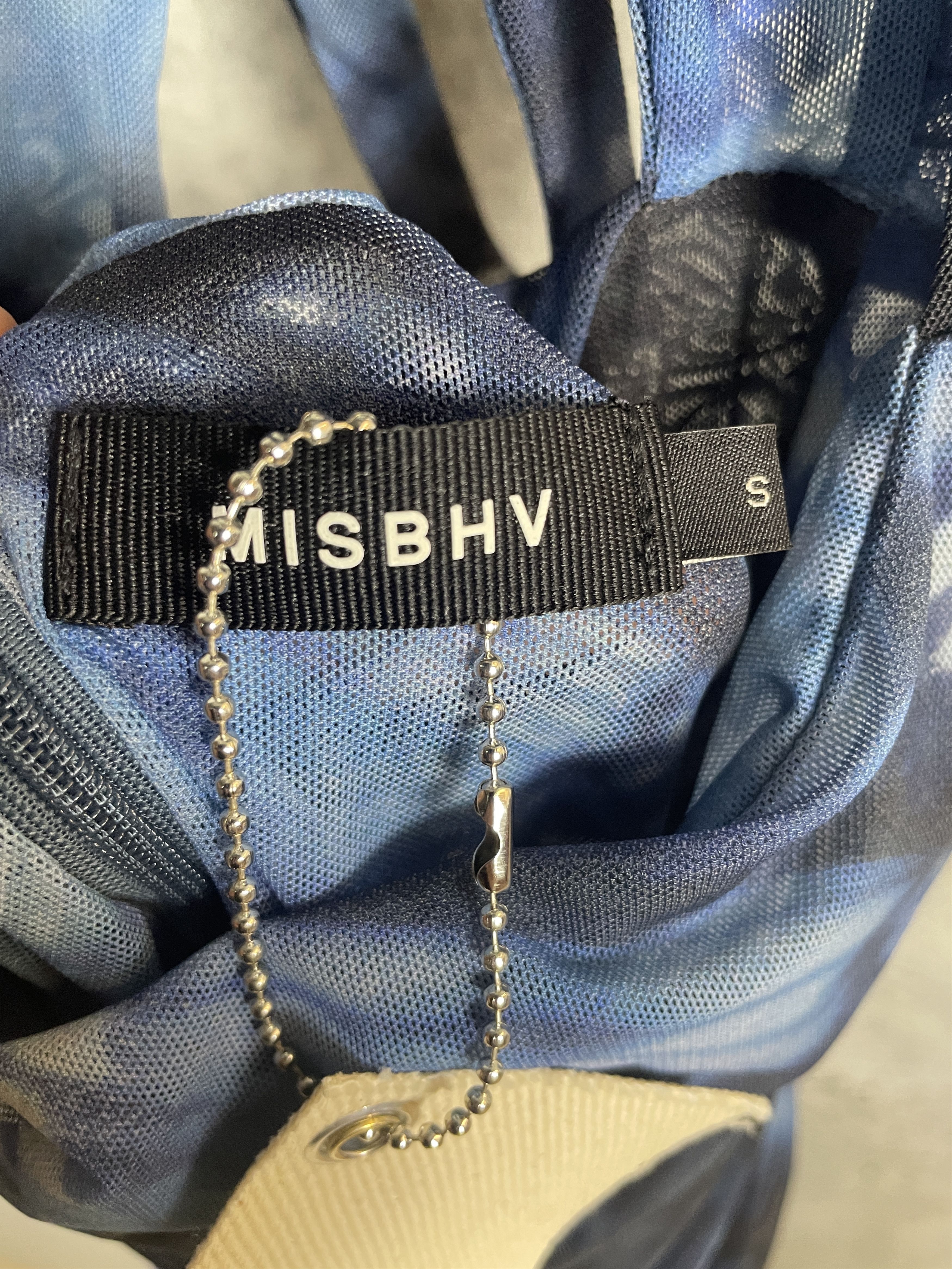 Misbhv $505 MISBHV Blue Butterfly Midi Dress Size S / US 4 / IT 40 - 6 Thumbnail