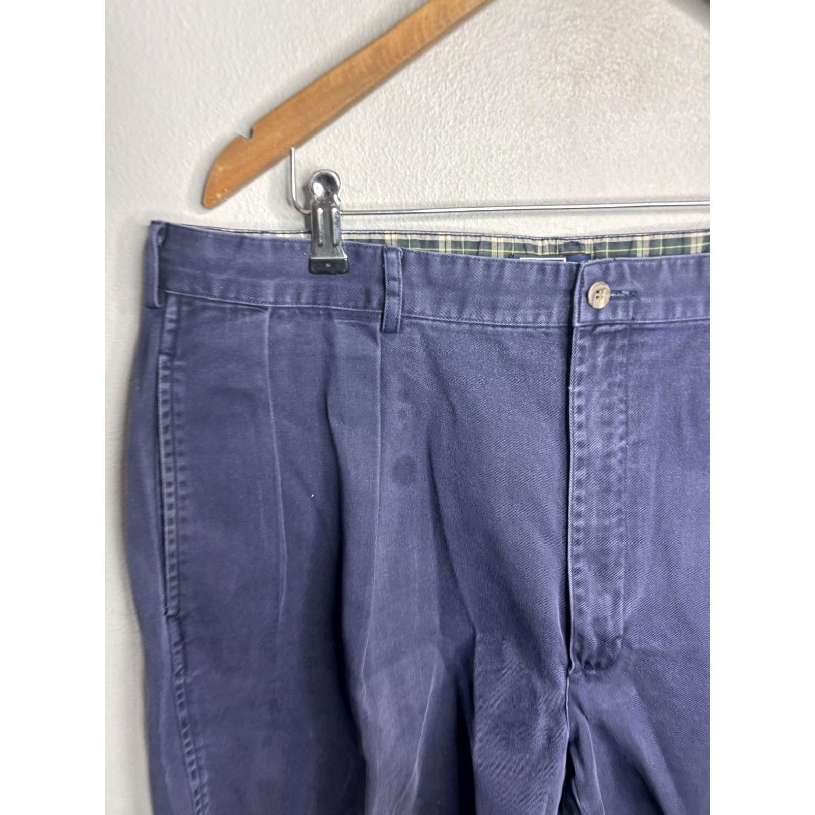 Polo Ralph Lauren VINTAGE Polo Ralph Lauren Shorts Mens 40 Blue Pleated Classic Fit Cotton Made USA Preppy Size US L / EU 52-54 / 3 - 4 Thumbnail