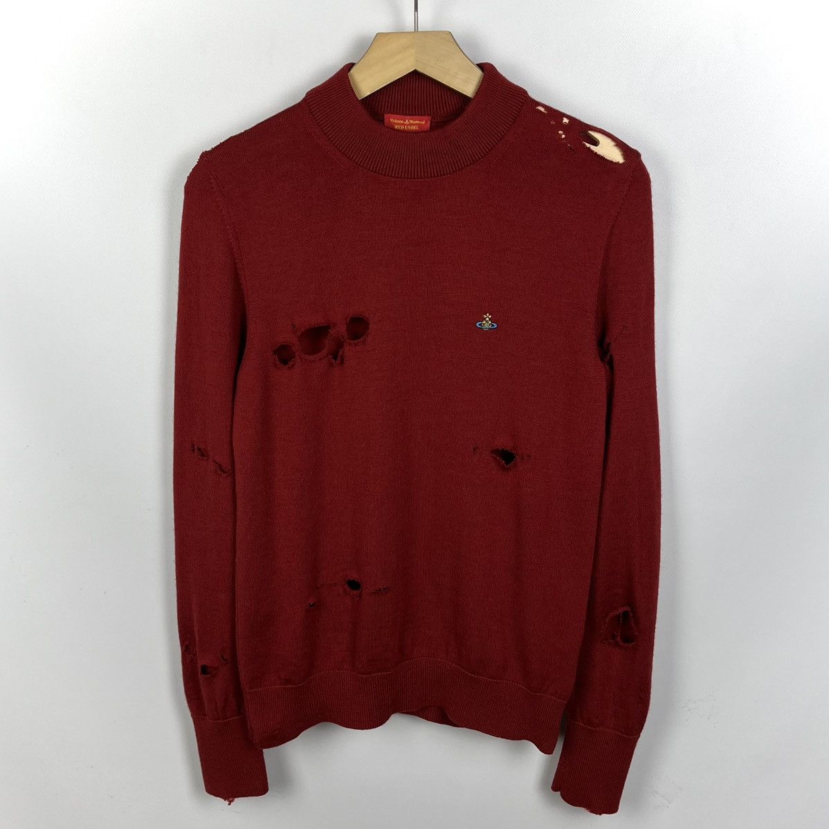 Vivienne Westwood Red Label Distressed Wool Sweater