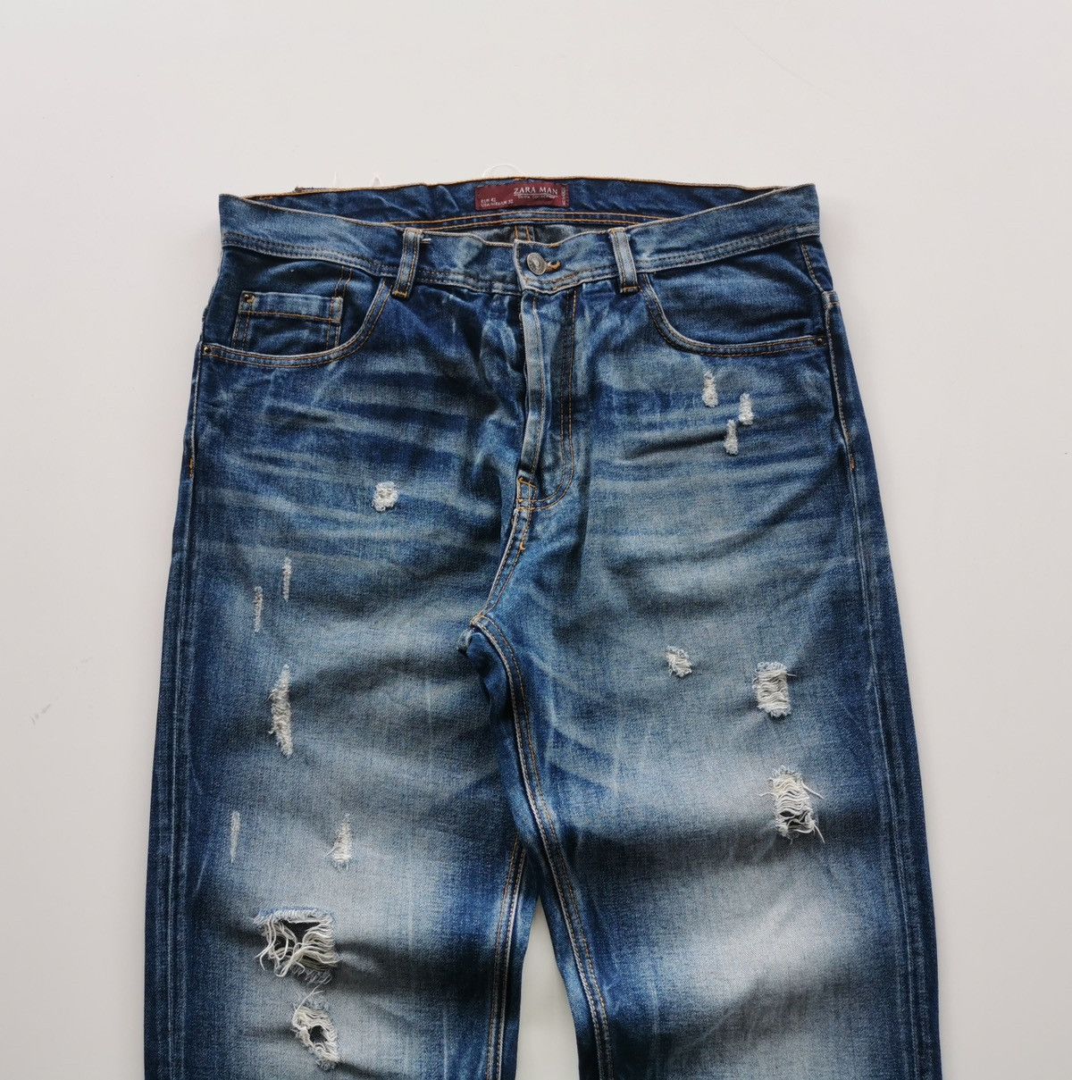 Zara Zara Distressed Denim Size US 34 / EU 50 - 3 Thumbnail