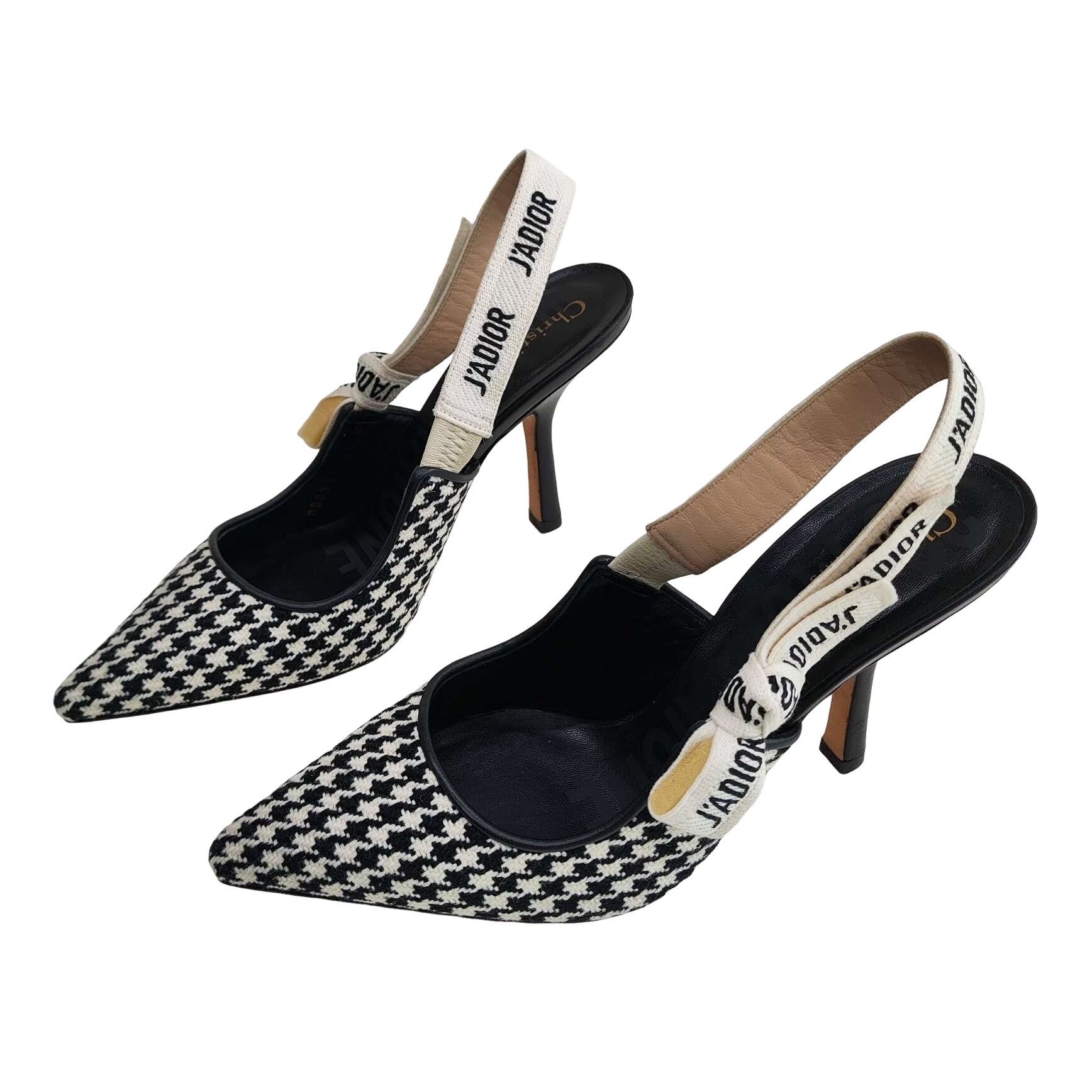 Dior Dior J'Adior Houndstooth Pumps Size 35.5 Size US 5.5 / IT 35.5 - 1 Thumbnail