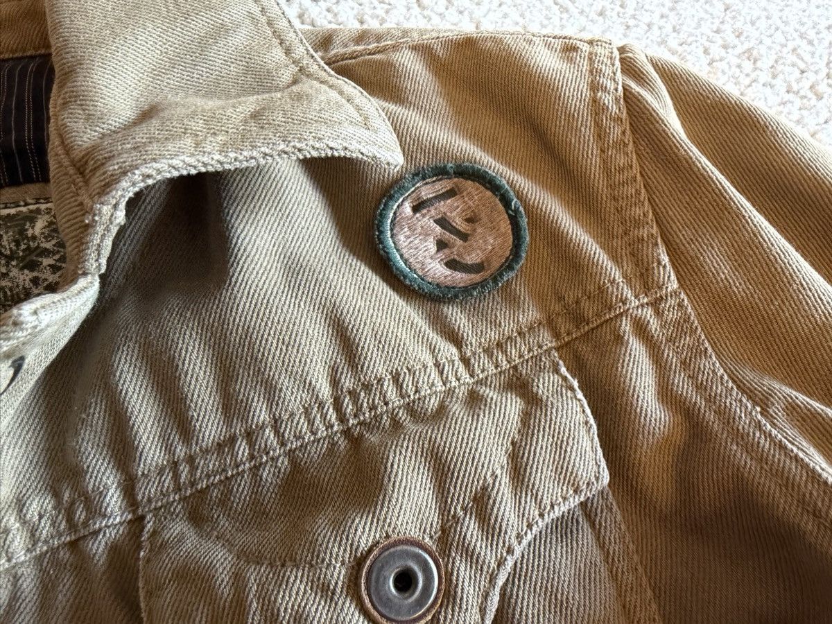 Diesel Diesel Rising Sun Khaki Denim Jacket Size US S / EU 44-46 / 1 - 5 Thumbnail