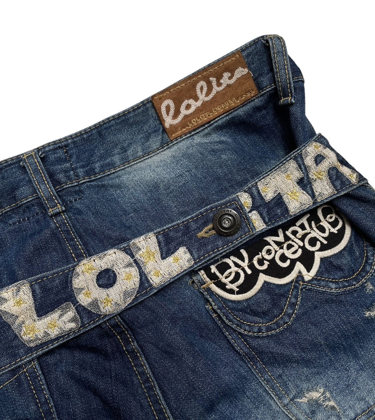 If Six Was Nine × Japanese Brand Rare Design Vintage Japanese Brand Lolita Jeans 1990s Size US 34 / EU 50 - 7 Thumbnail